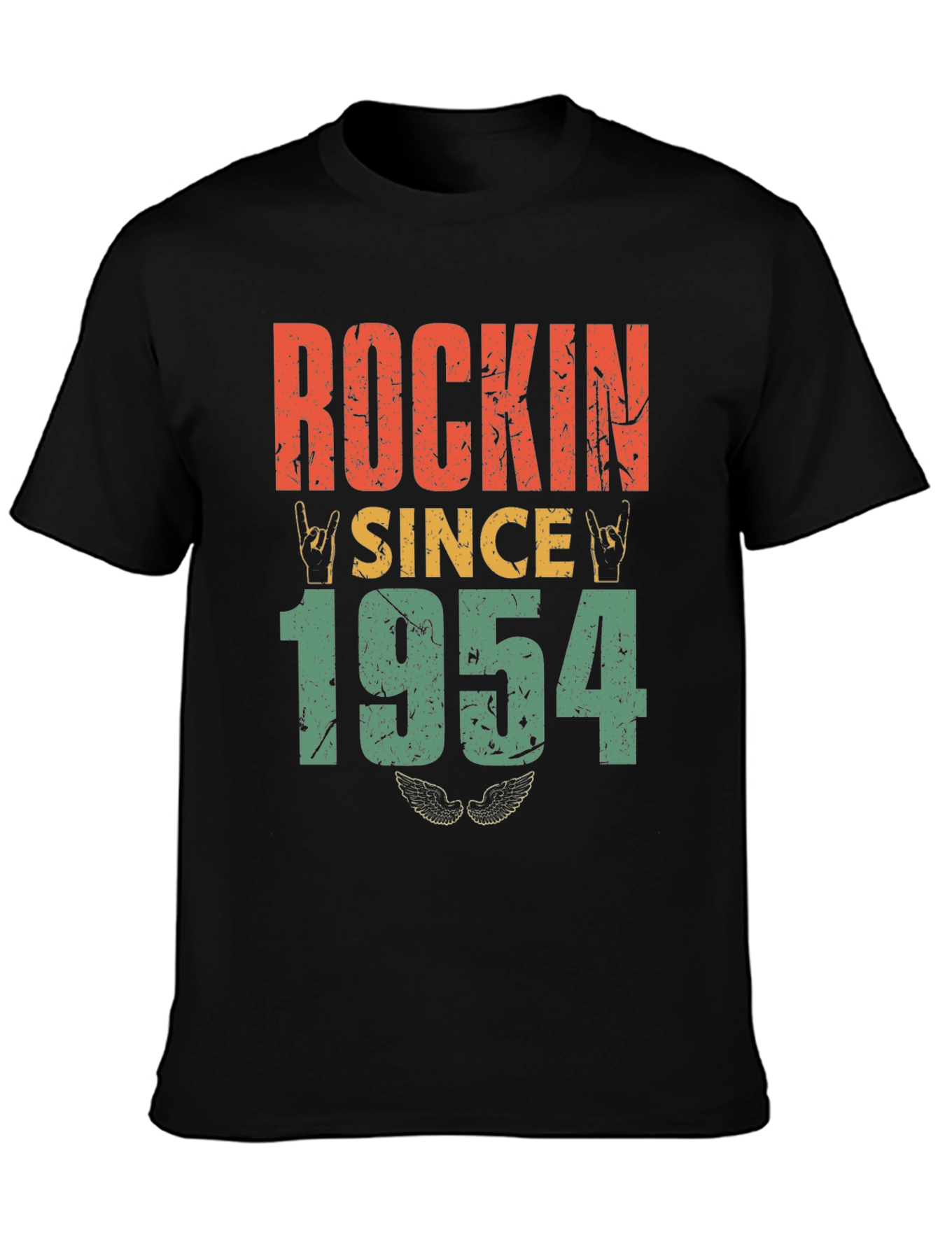 Rockin Since 1954 Black T-Shirt