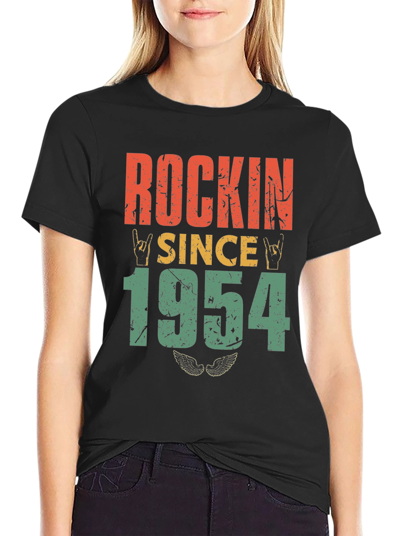 Rockin Since 1954 Black T-Shirt