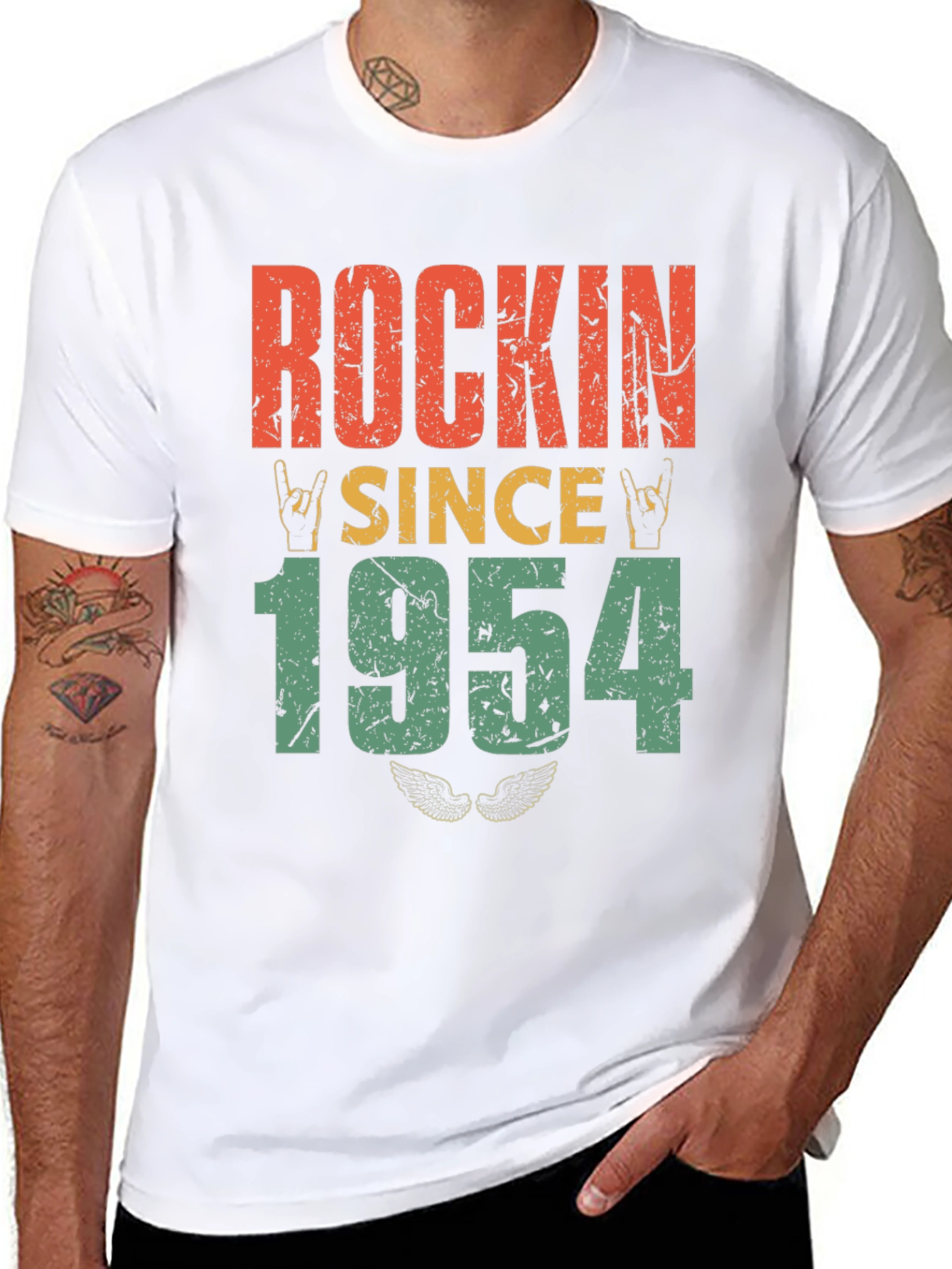 Rockin Since 1954 Black T-Shirt