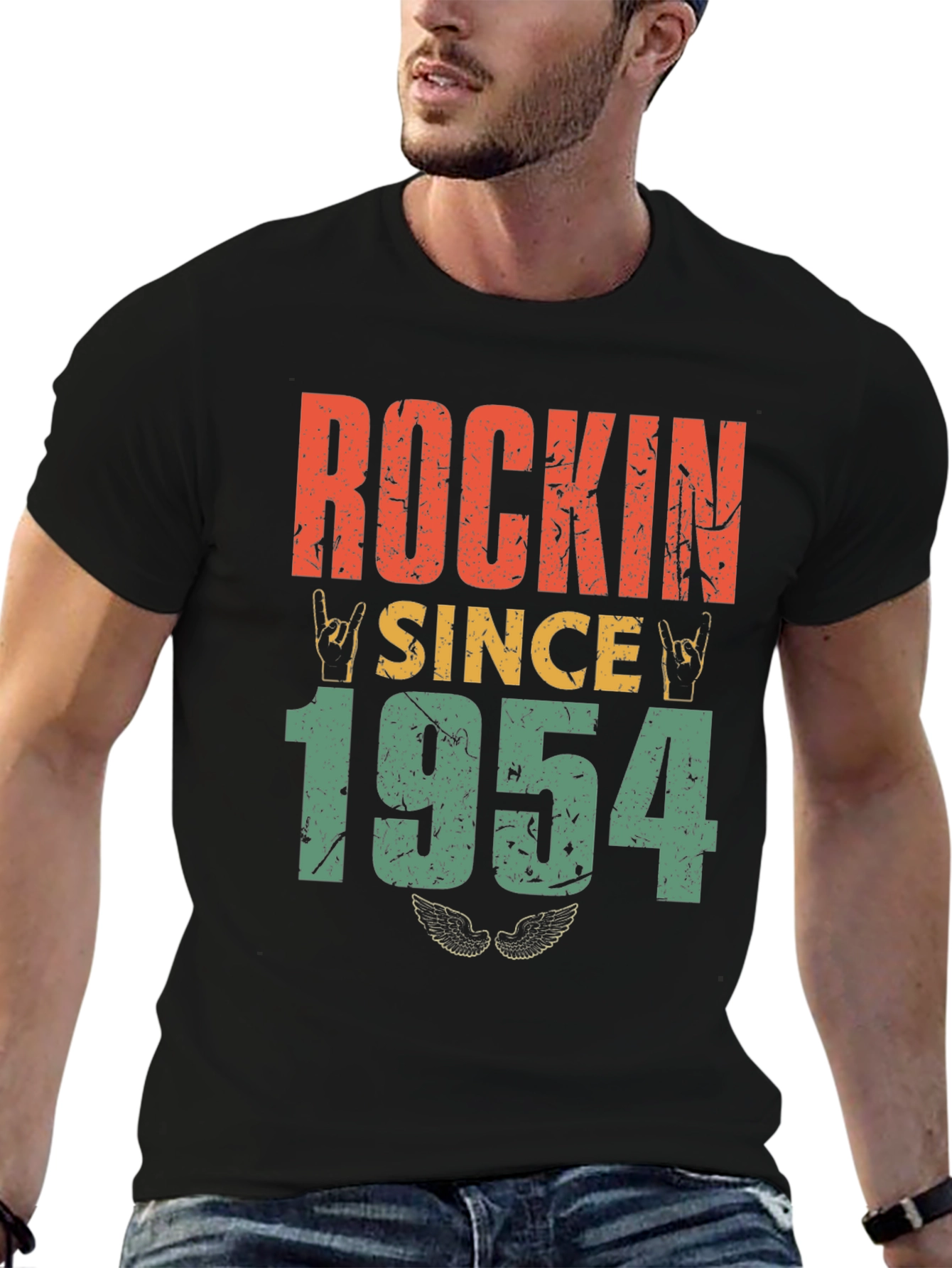 Rockin Since 1954 Black T-Shirt