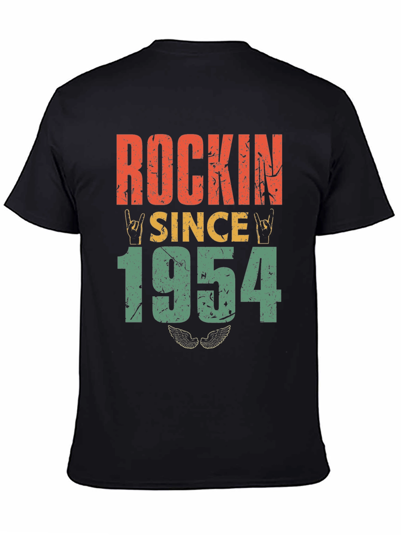 Rockin Since 1954 Black T-Shirt