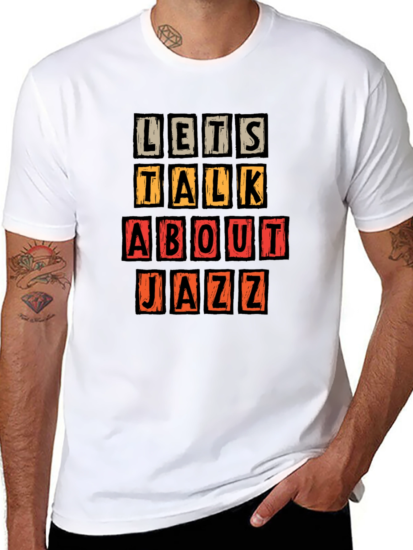 Lets Talk About Jazz Graphic T-Shirt