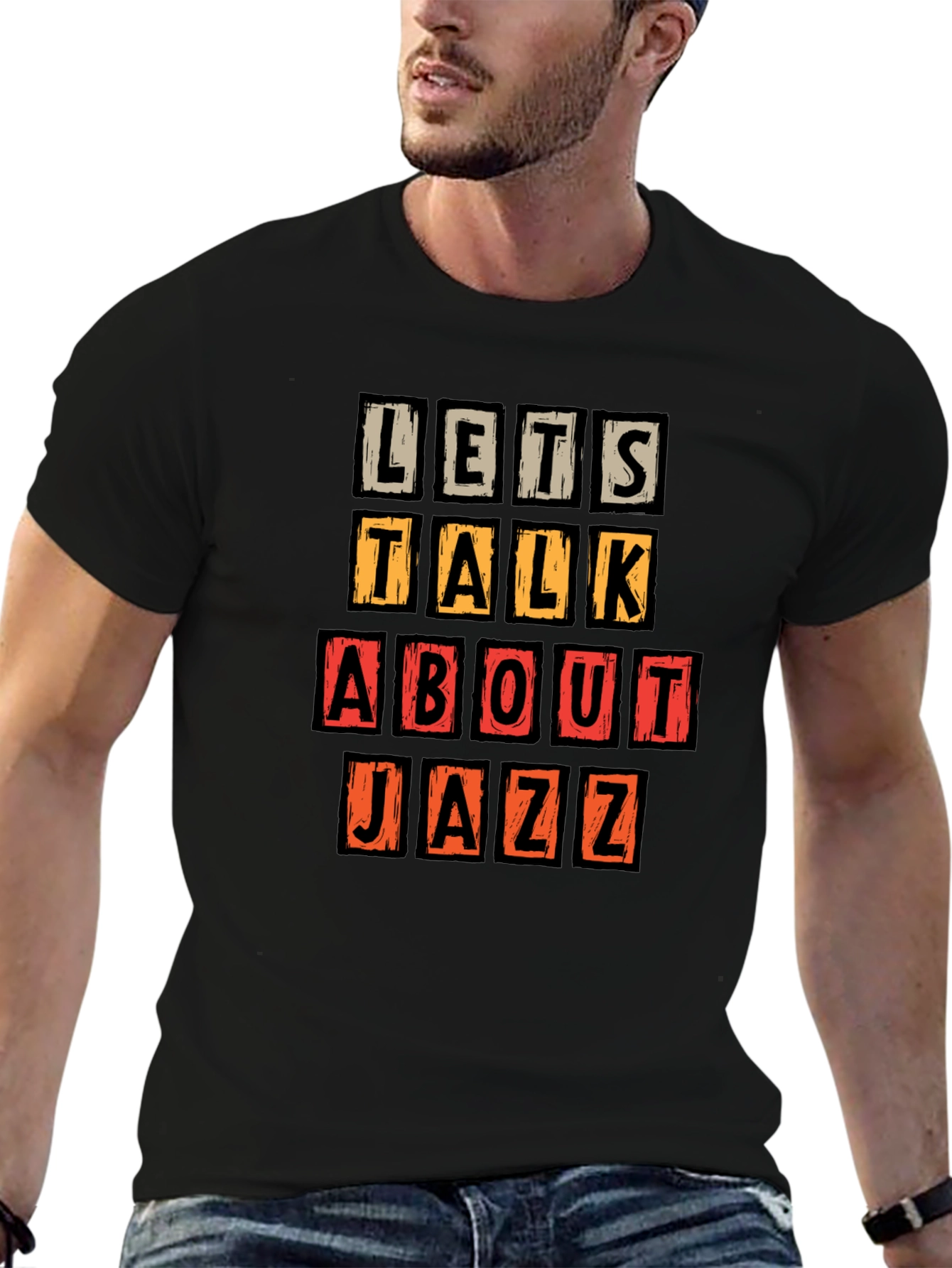 Lets Talk About Jazz Graphic T-Shirt