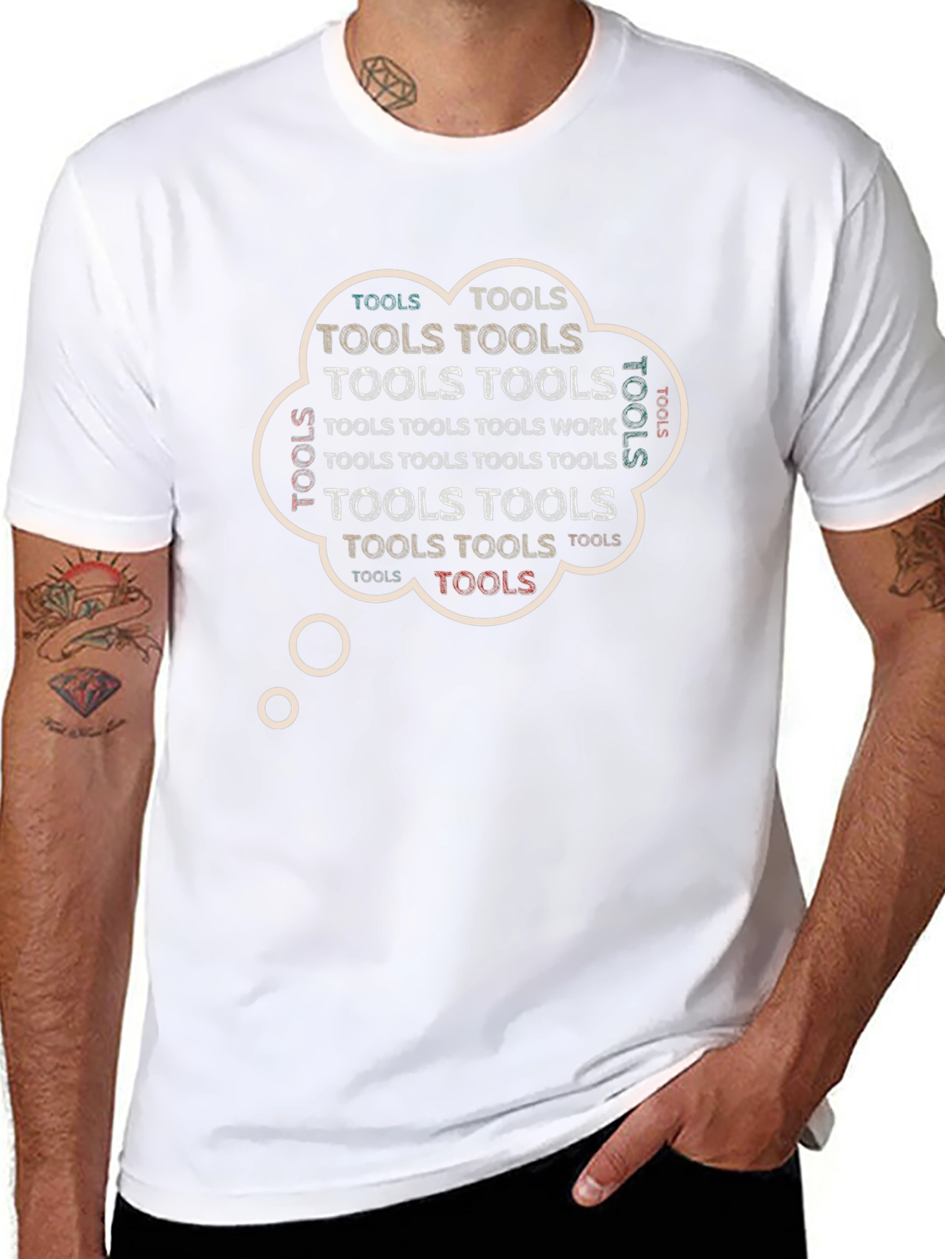 Tools Thought Bubble Graphic T-Shirt