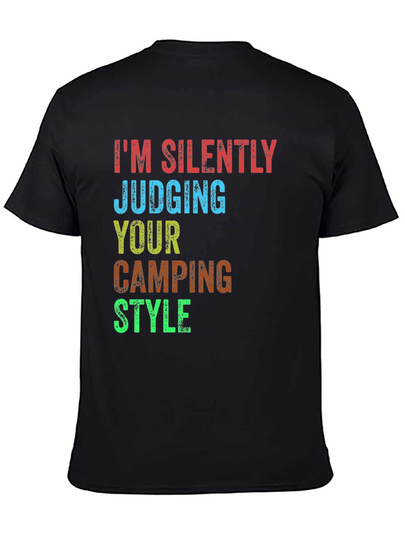 Camping Style Judging T-Shirt - Silently Judging