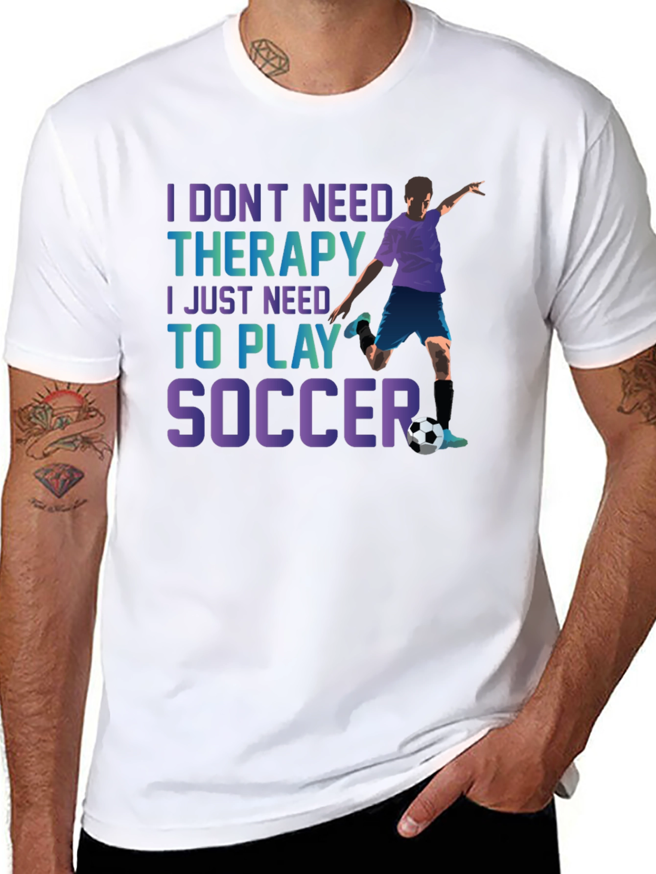 Soccer Therapy Graphic Tee
