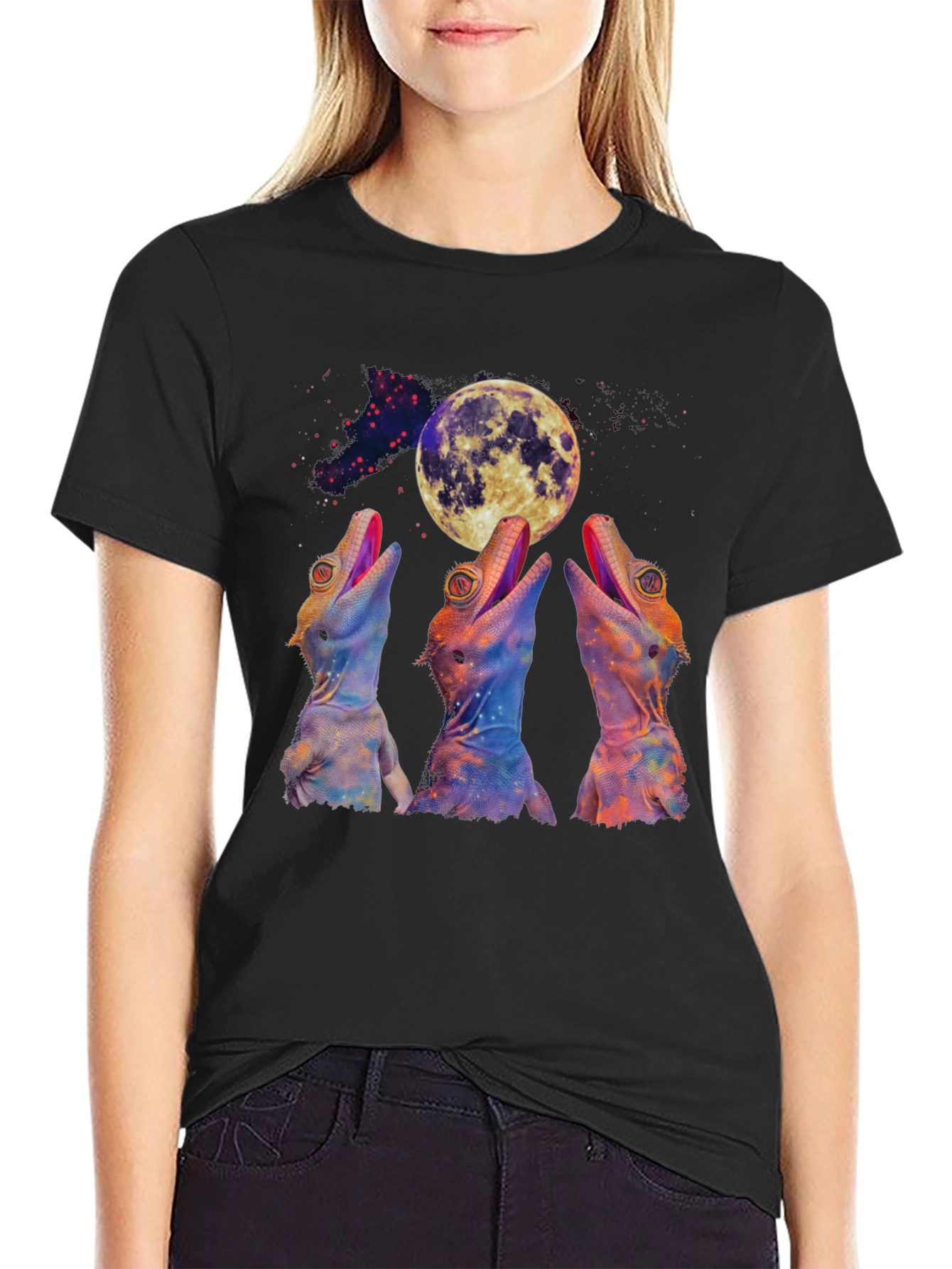 Howling Lizards Moon T-Shirt
