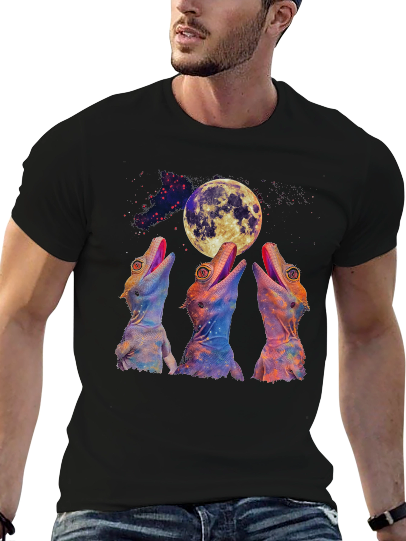 Howling Lizards Moon T-Shirt