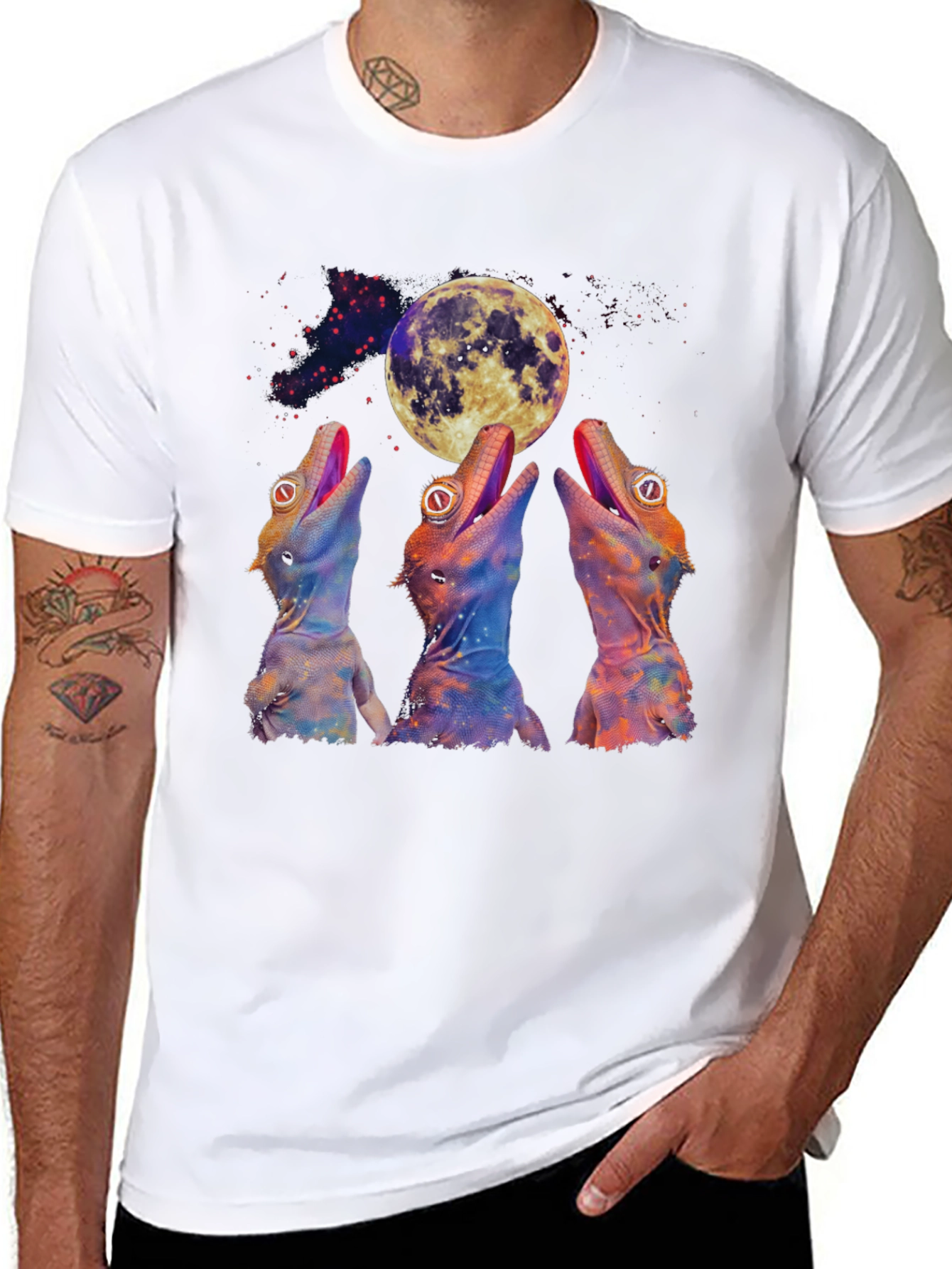 Howling Lizards Moon T-Shirt