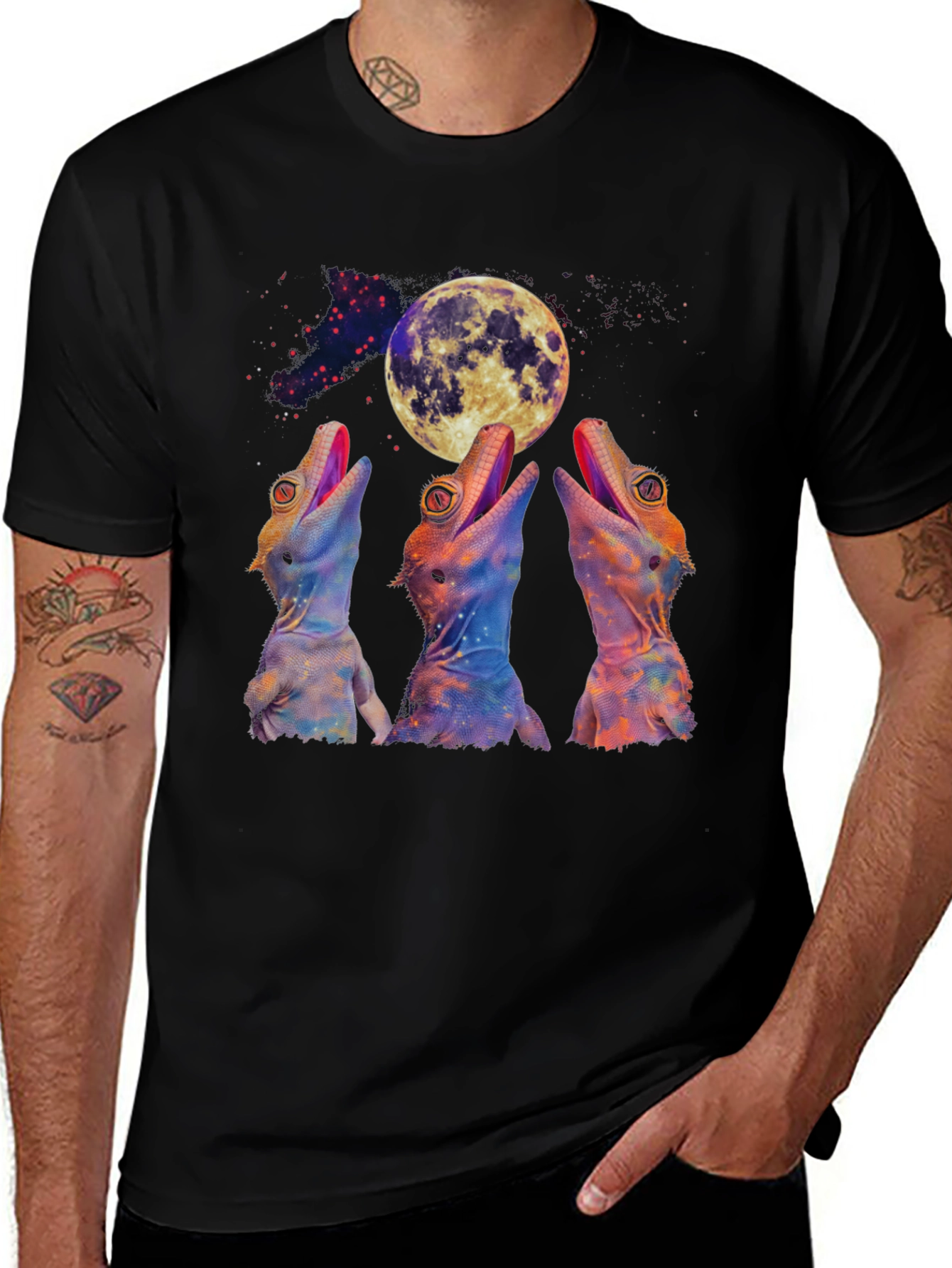 Howling Lizards Moon T-Shirt