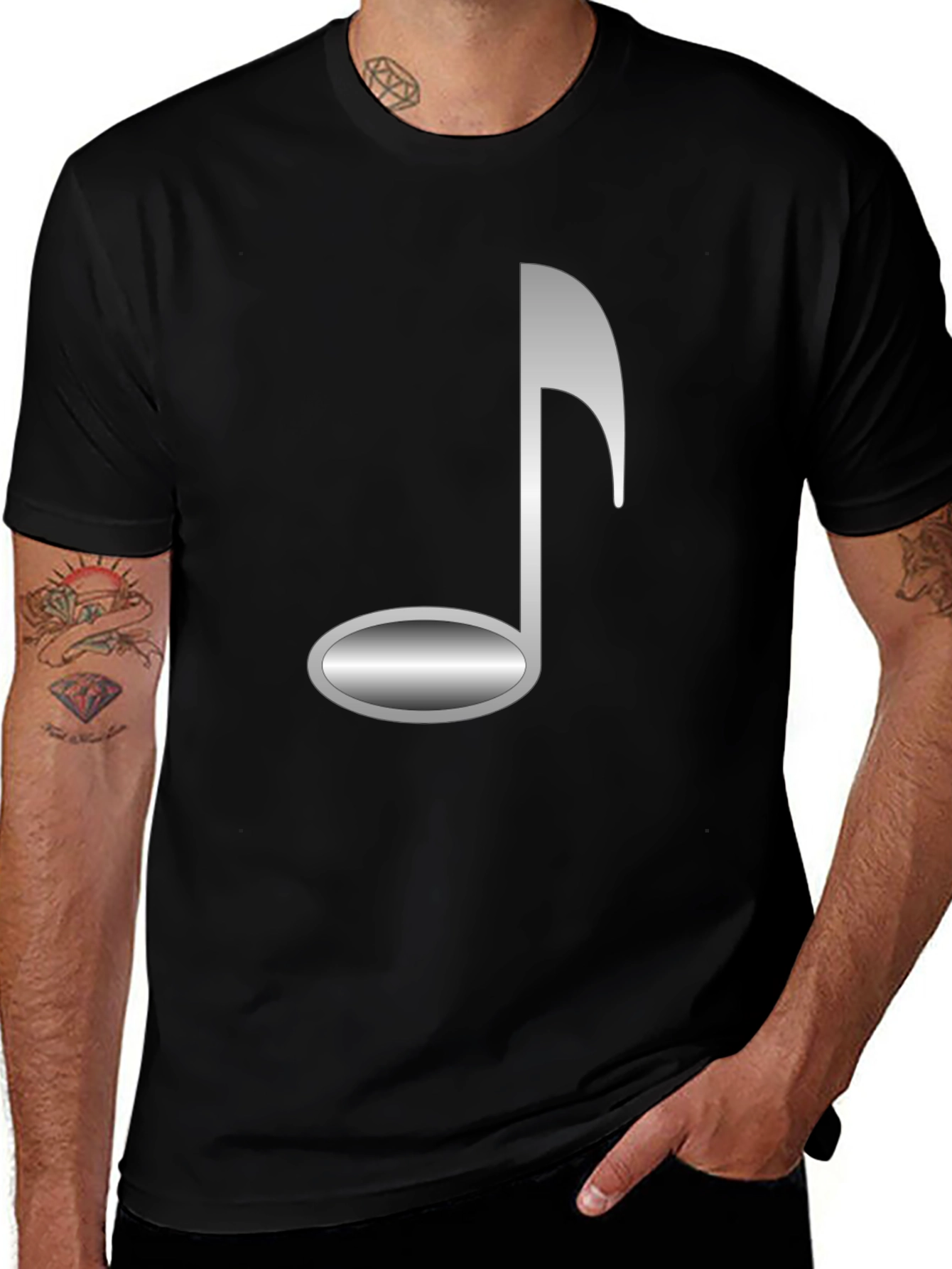 Music Note Graphic Tee - Stylish & Unique!