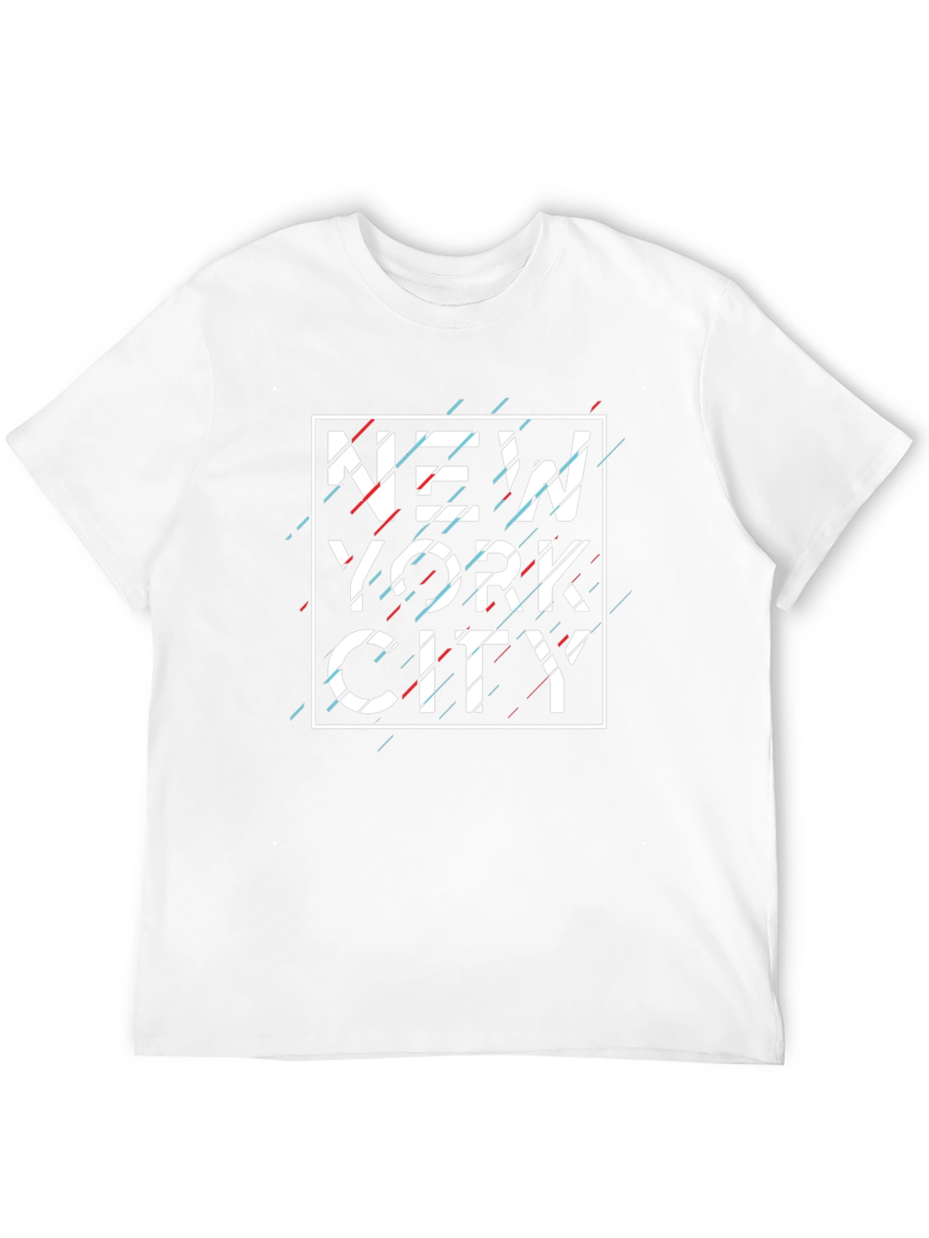 New York City Glitch Graphic T-Shirt