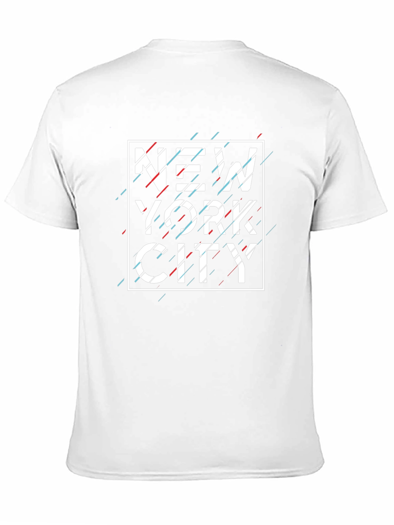 New York City Glitch Graphic T-Shirt