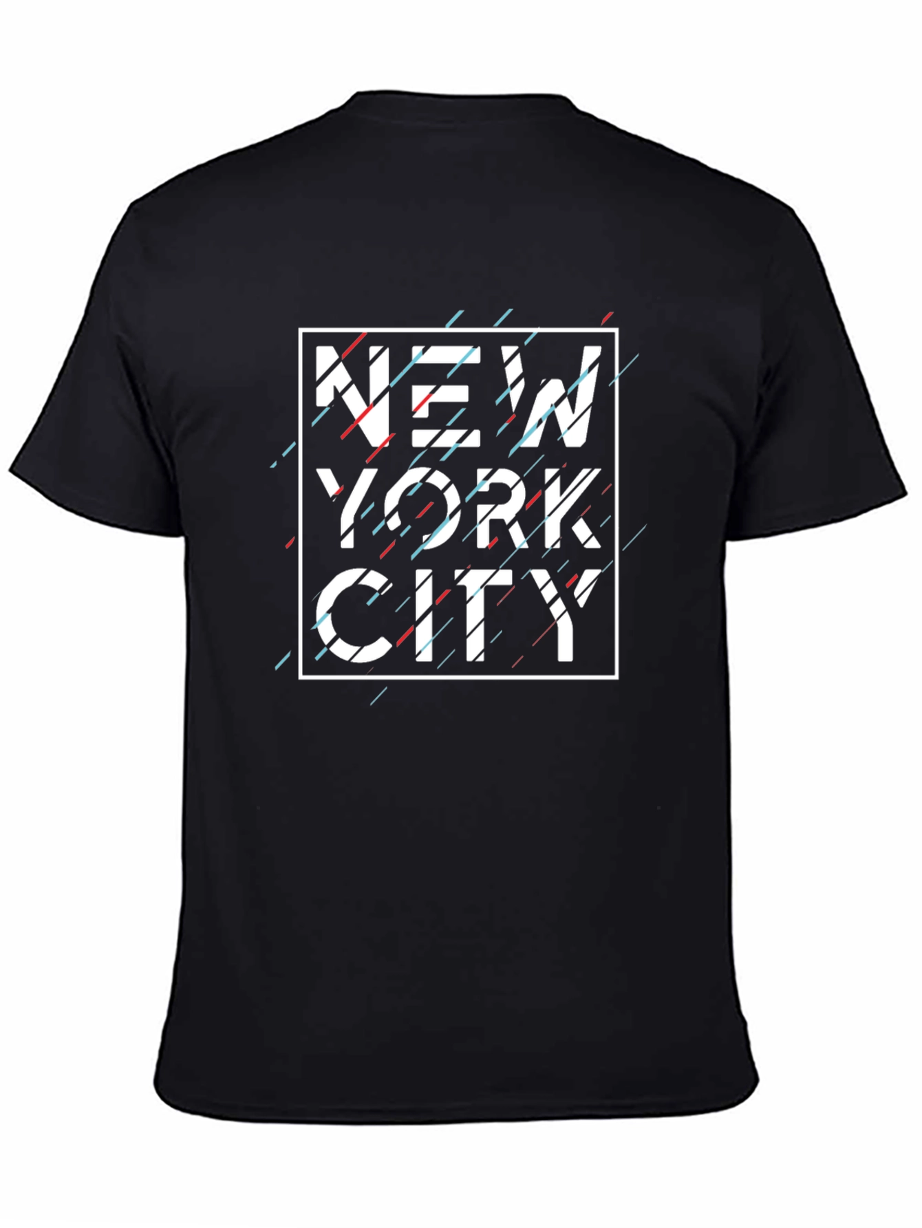 New York City Glitch Graphic T-Shirt