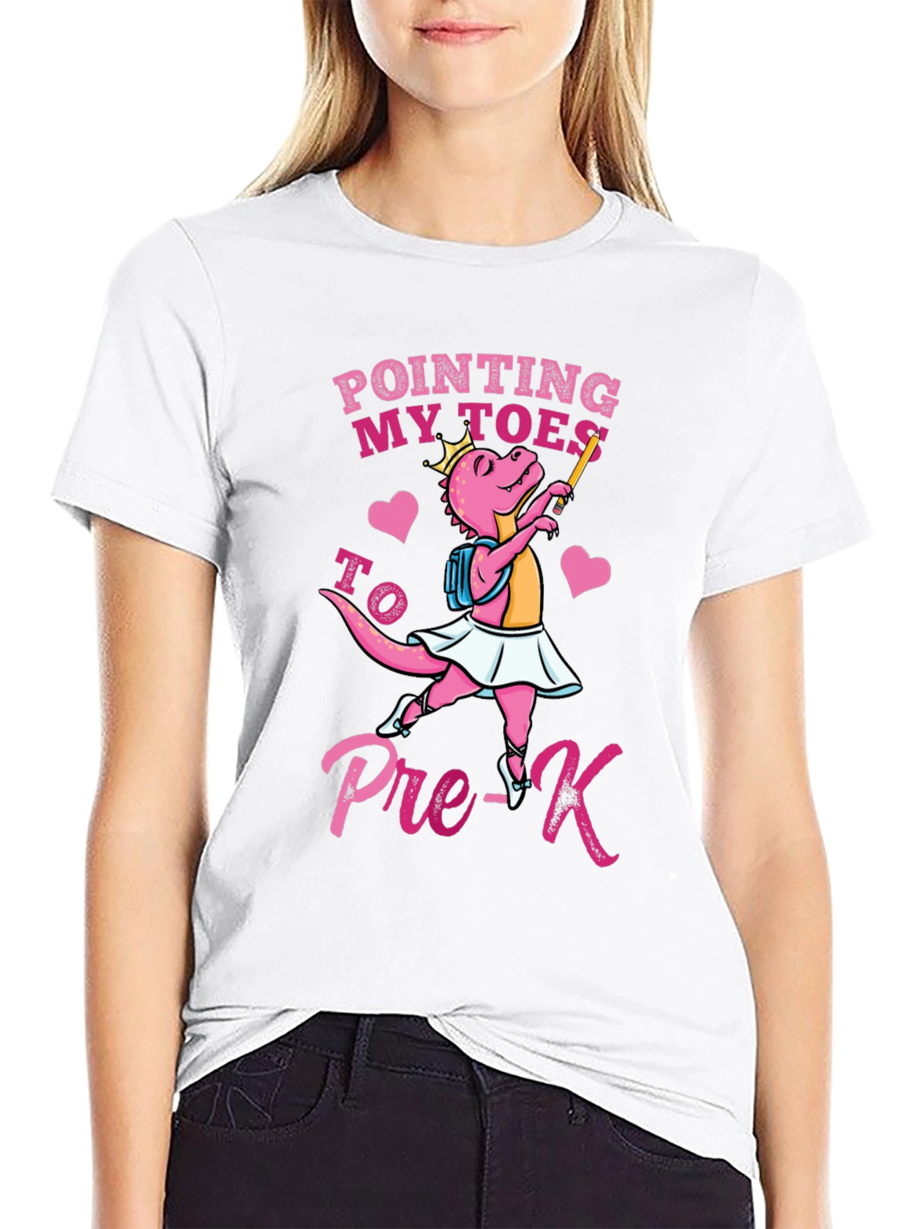 Pre-K Dinosaur Ballerina T-Shirt