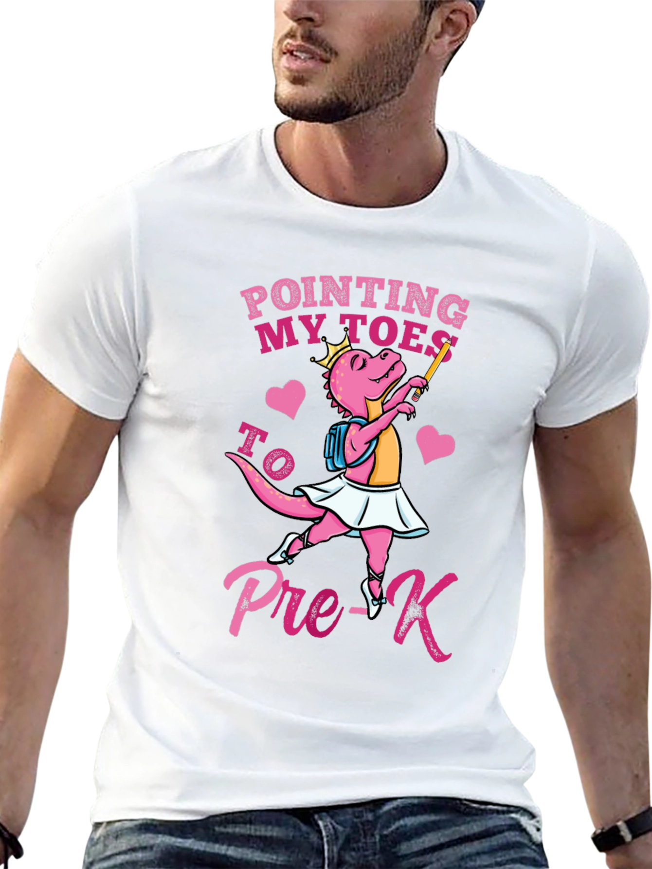 Pre-K Dinosaur Ballerina T-Shirt