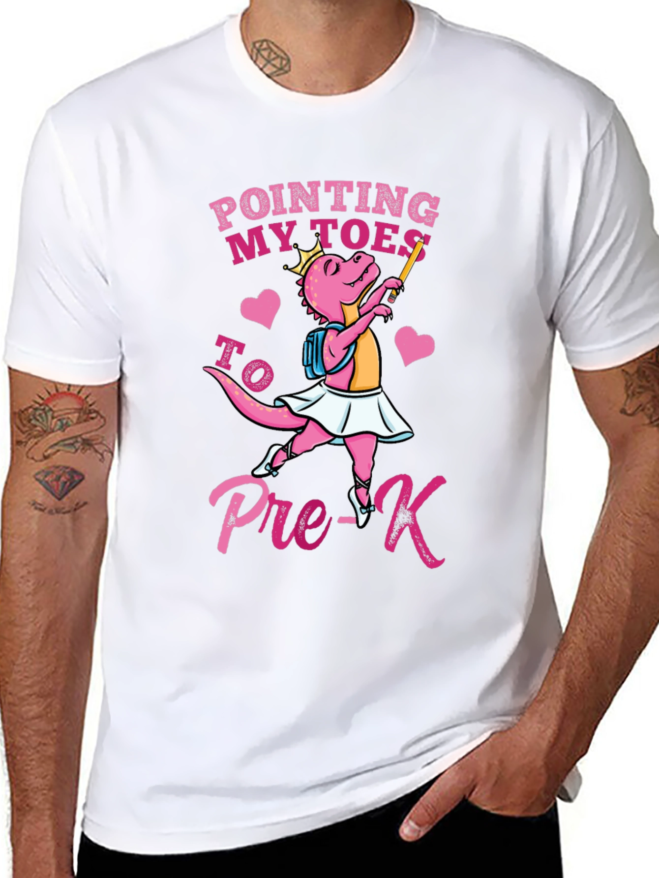 Pre-K Dinosaur Ballerina T-Shirt