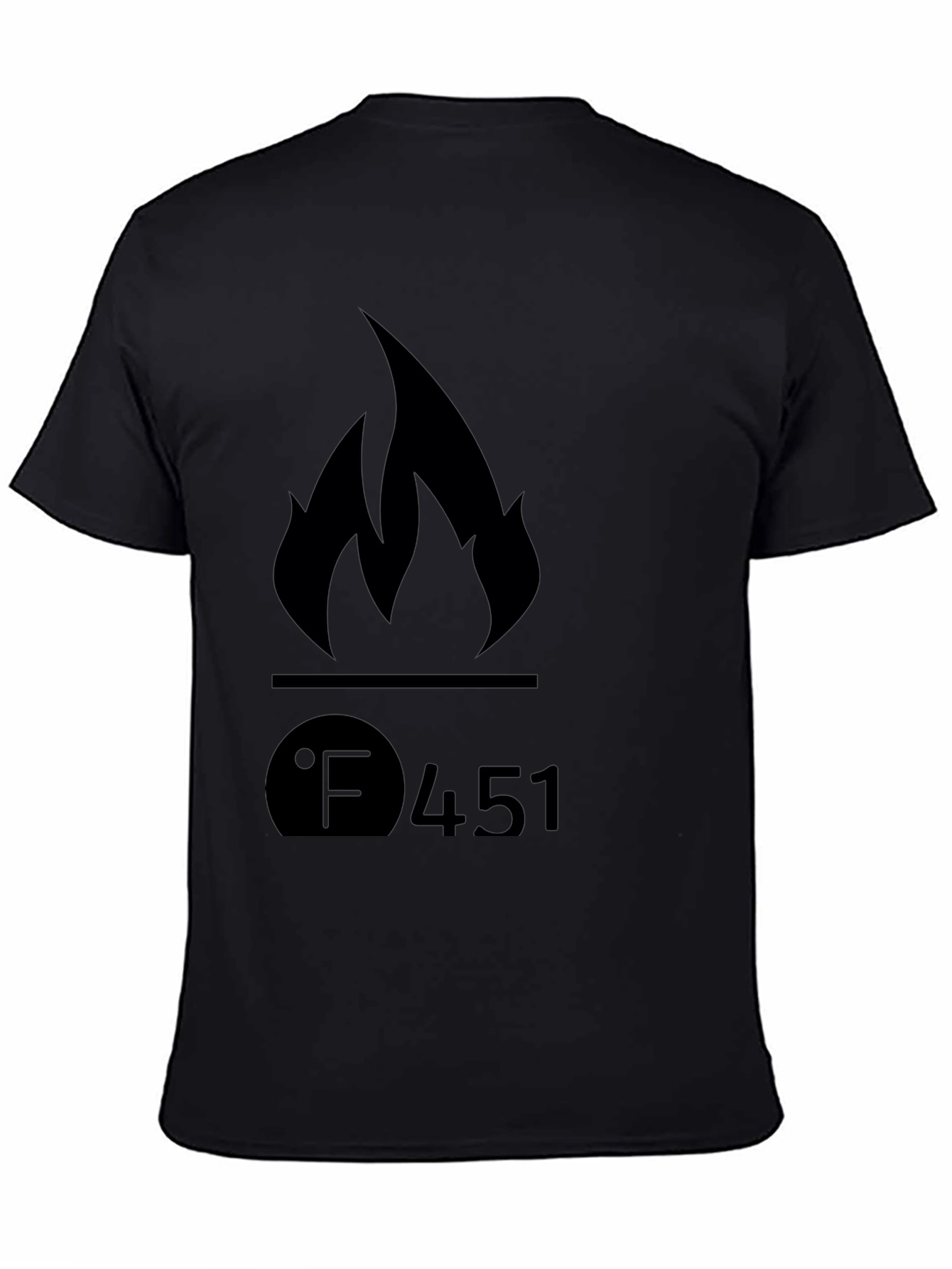 Fahrenheit 451 Flame Graphic T-Shirt