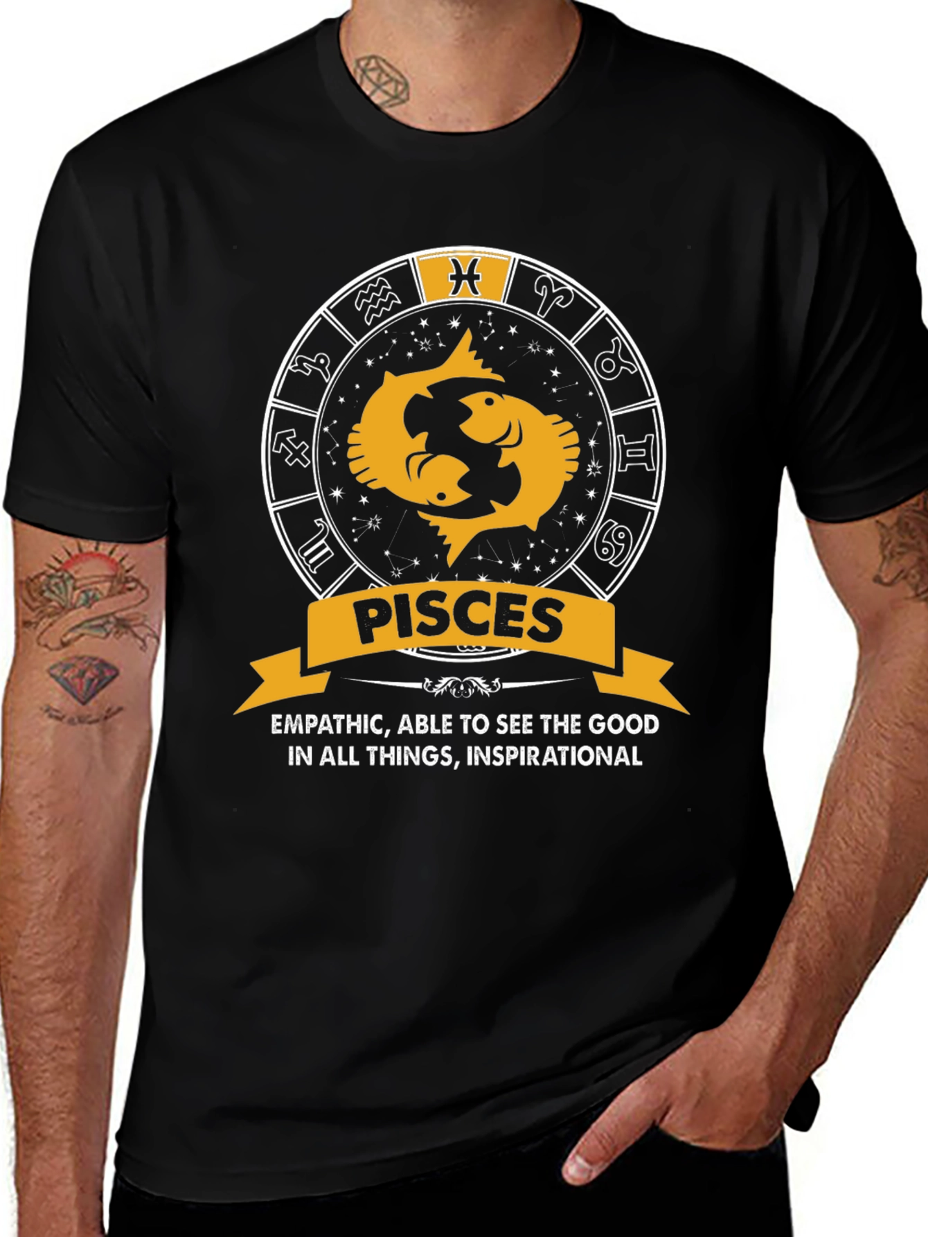 Pisces Zodiac T-Shirt - Horoscope Astrology Tee
