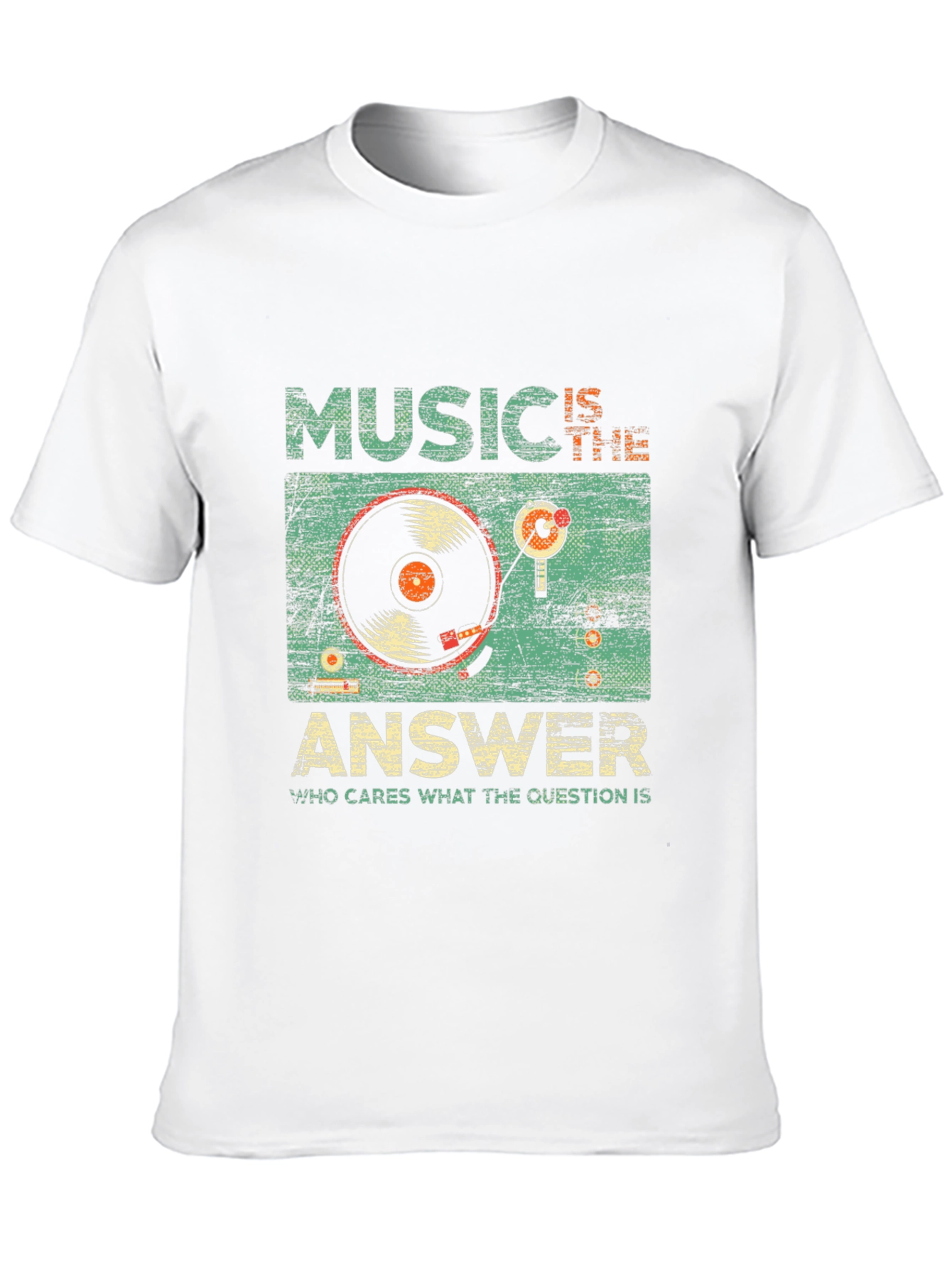 Music is the Answer Retro Graphic Tee