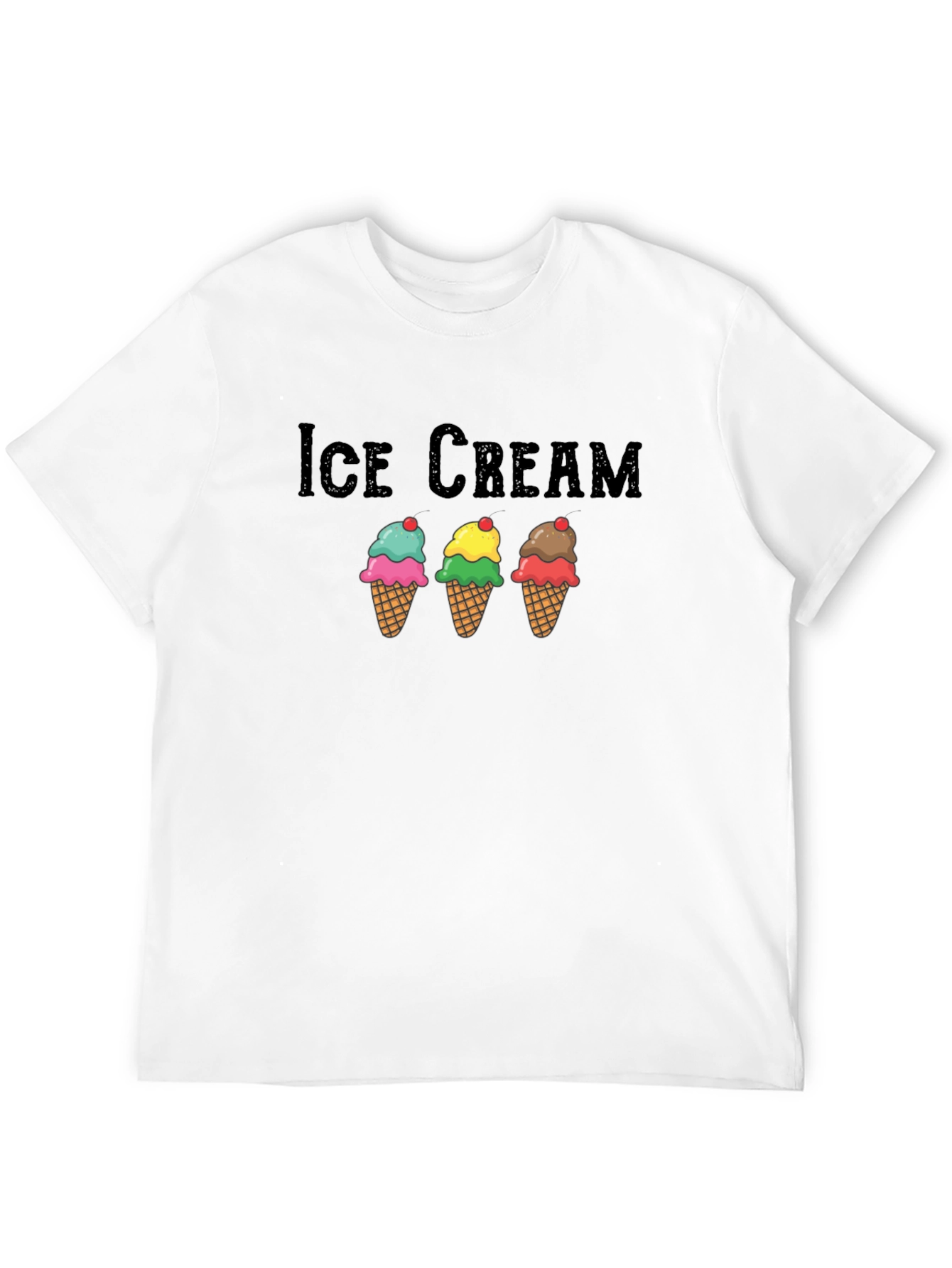 Ice Cream T-Shirt - Novelty Graphic Tee