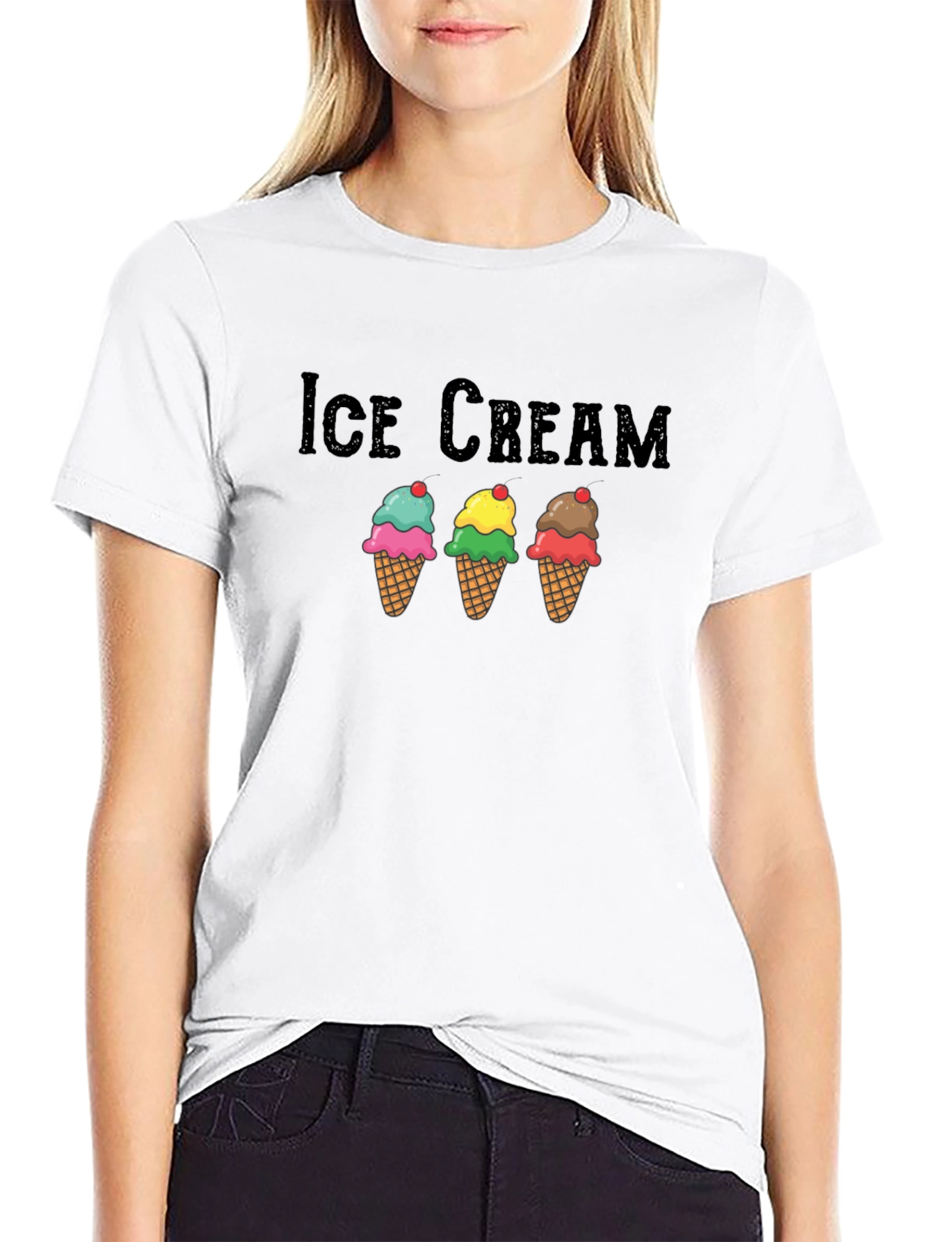 Ice Cream T-Shirt - Novelty Graphic Tee