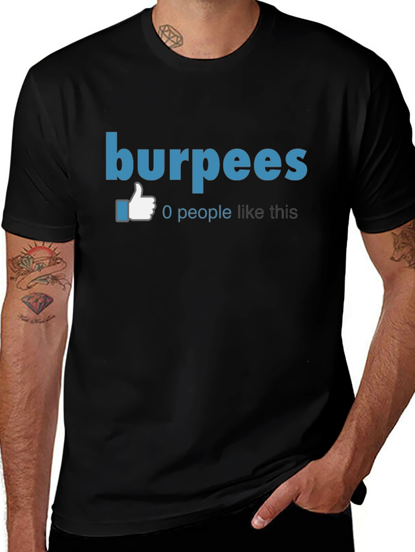 Burpees 0 People Like This Graphic Tee