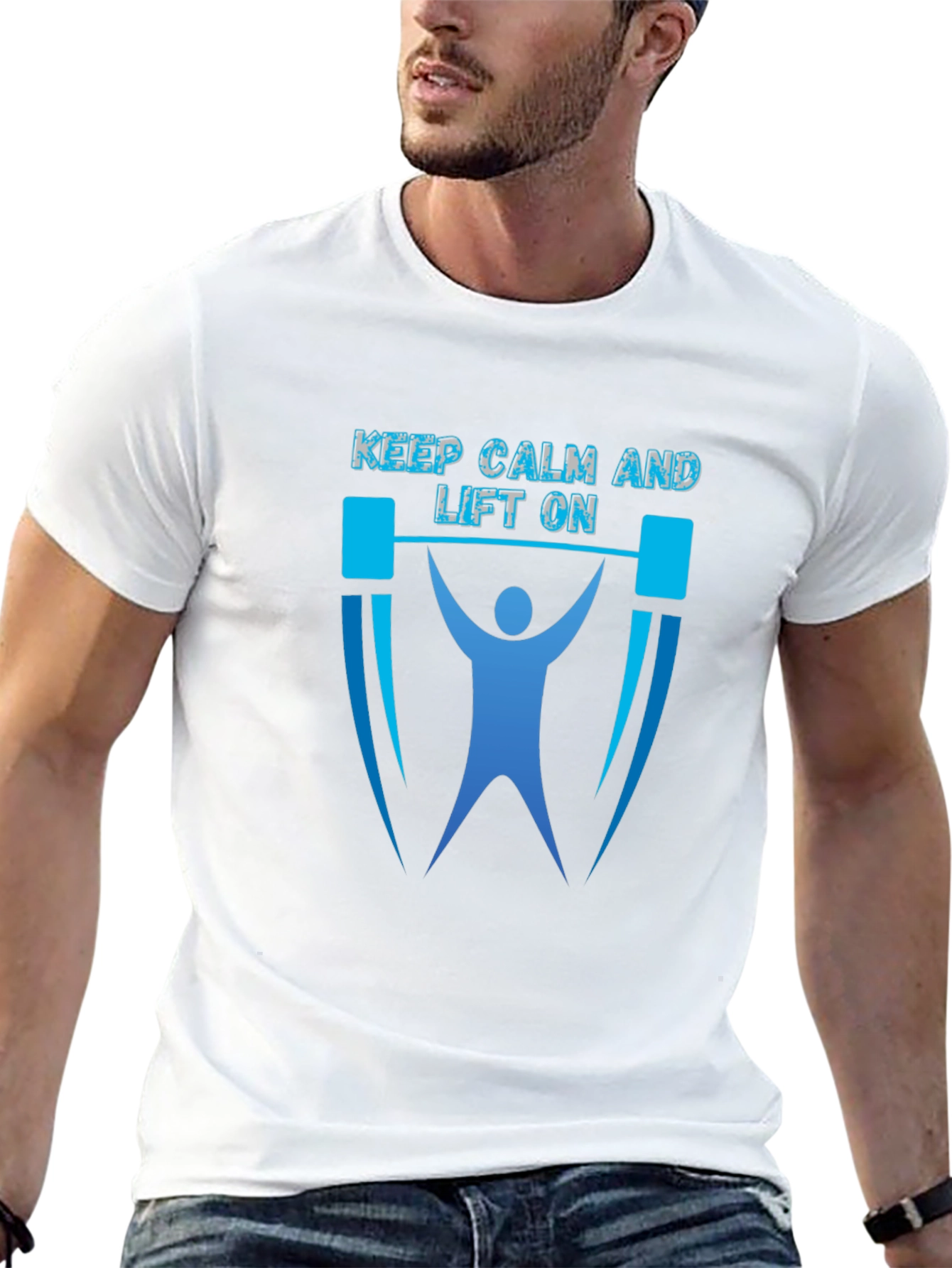 Keep Calm and Lift On Graphic Tee