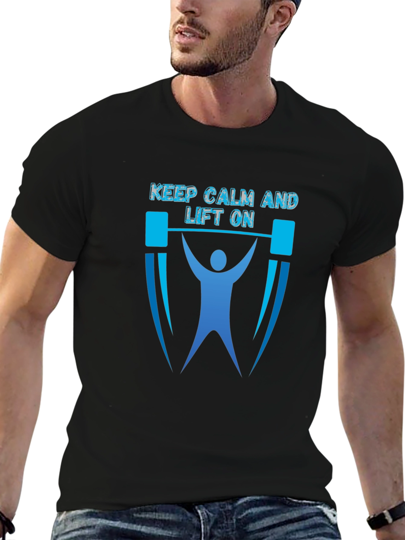 Keep Calm and Lift On Graphic Tee