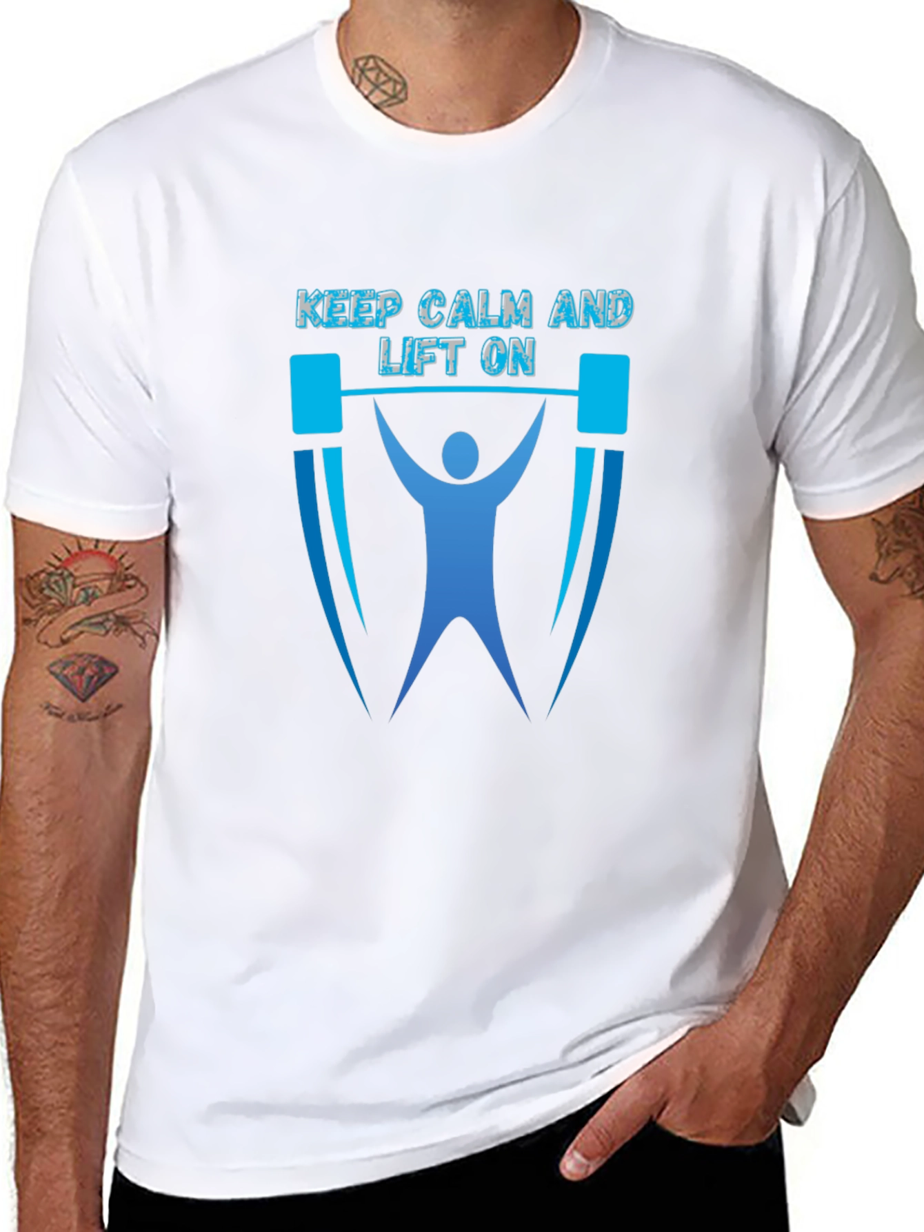 Keep Calm and Lift On Graphic Tee