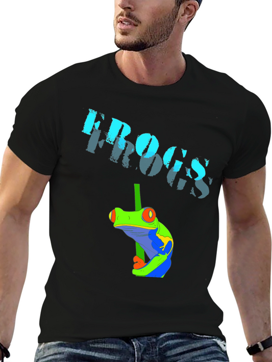 Frogs T-Shirt - Cartoon Tree Frog Graphic Tee
