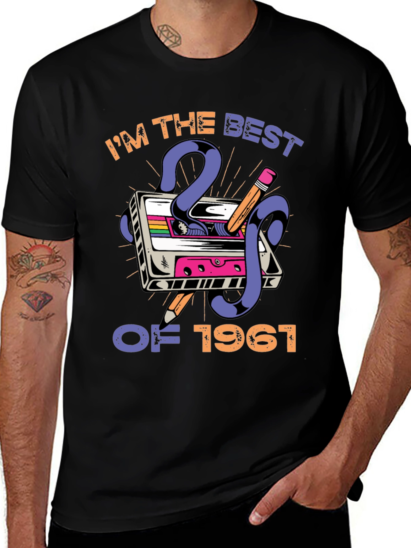 Retro Cassette Tape 1961 Best Of T-Shirt