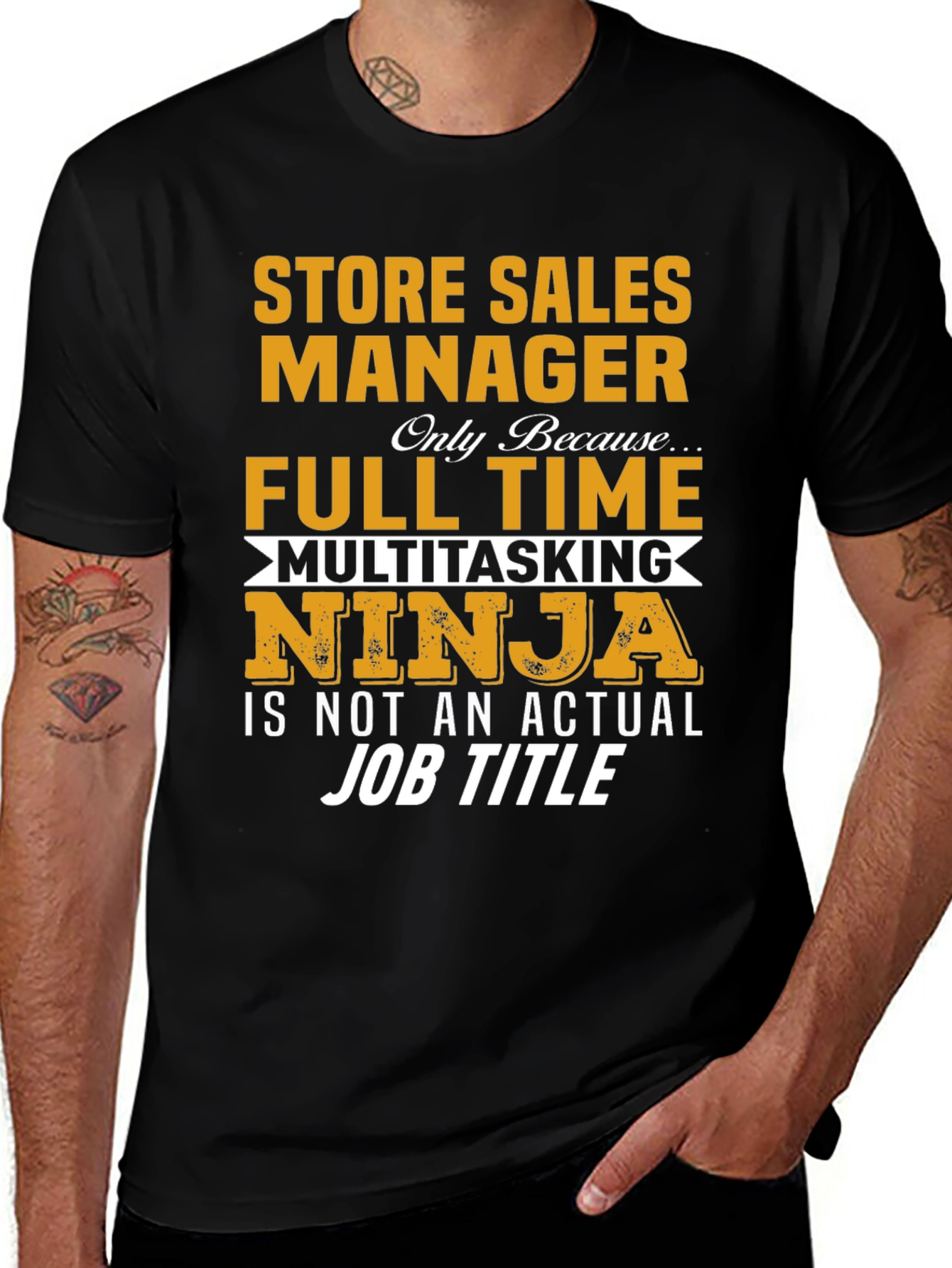 Store Sales Manager Multitasking Ninja T-Shirt