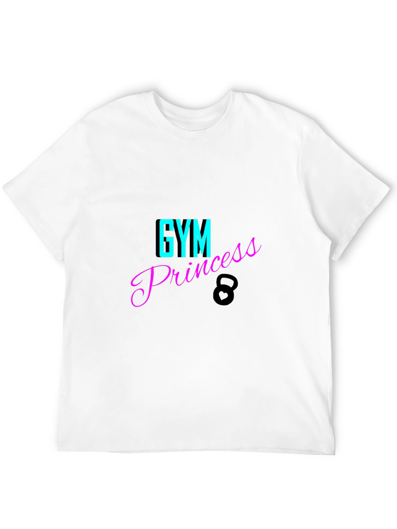 Gym Princess Black T-Shirt Fitness Apparel