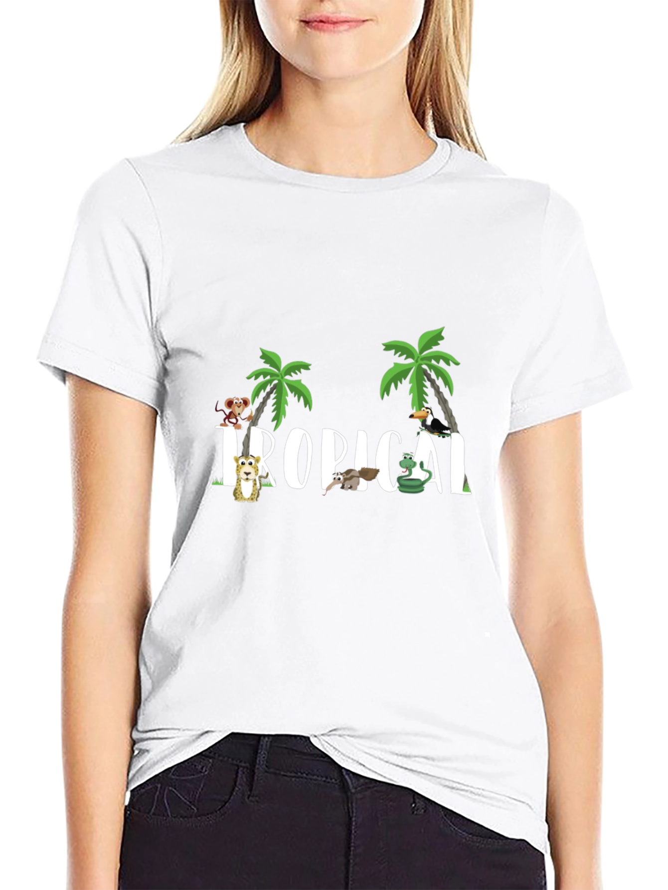 Tropical Animal Graphic Tee