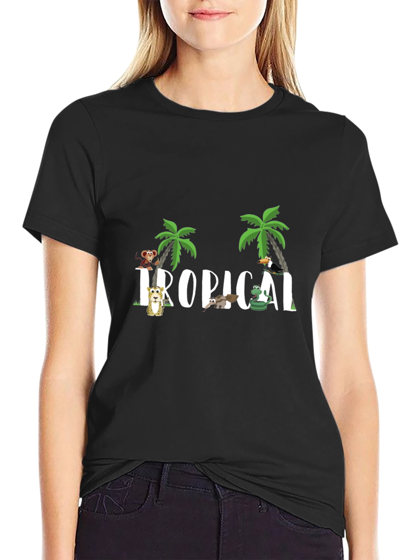 Tropical Animal Graphic Tee