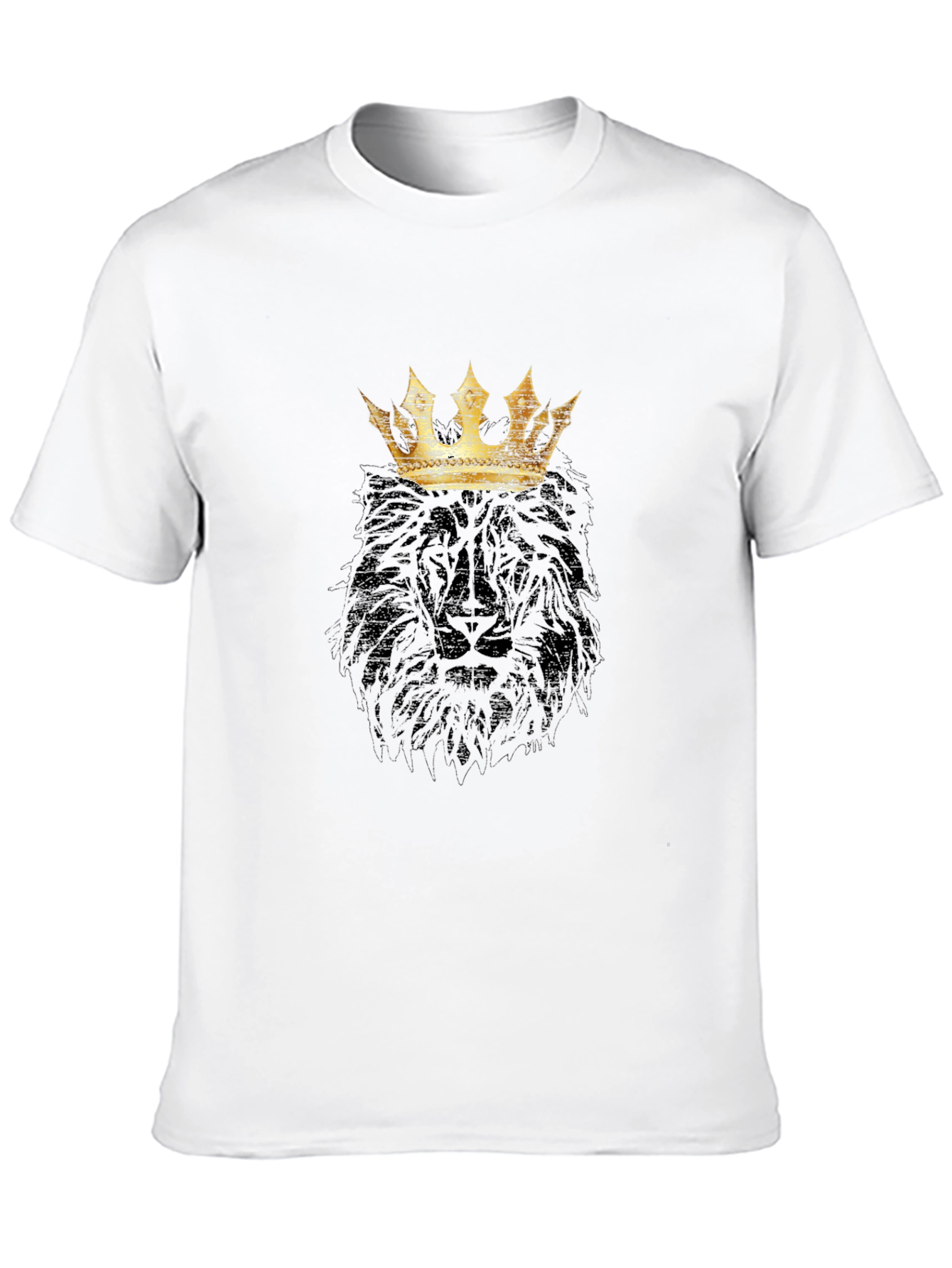 King Lion Graphic T-Shirt - Black