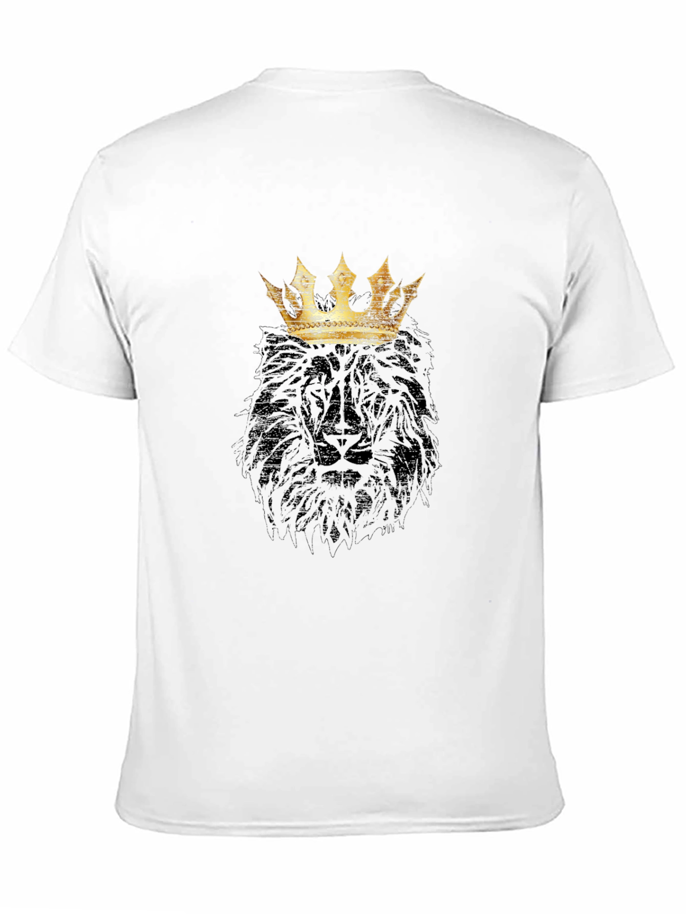 King Lion Graphic T-Shirt - Black