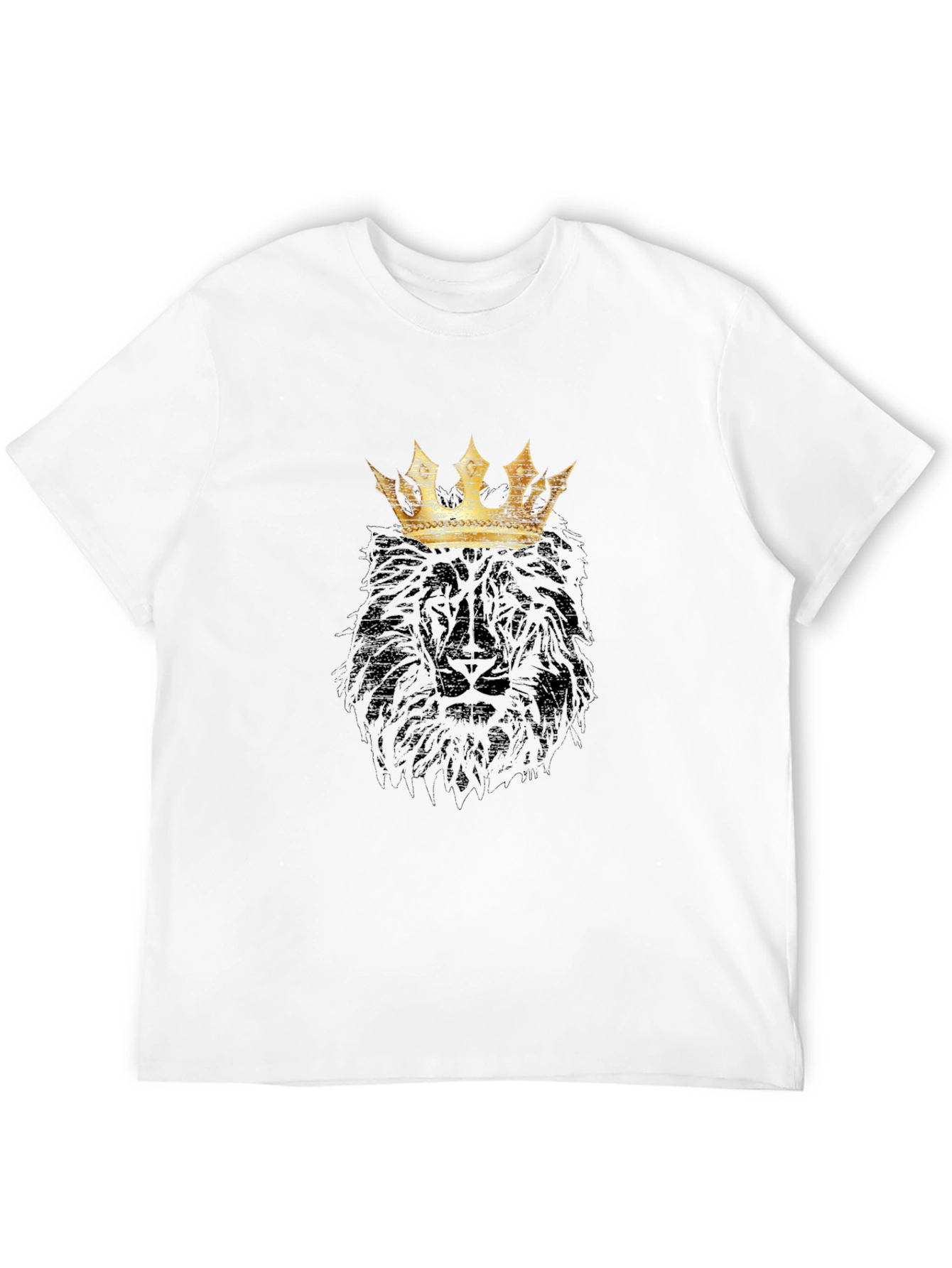King Lion Graphic T-Shirt - Black
