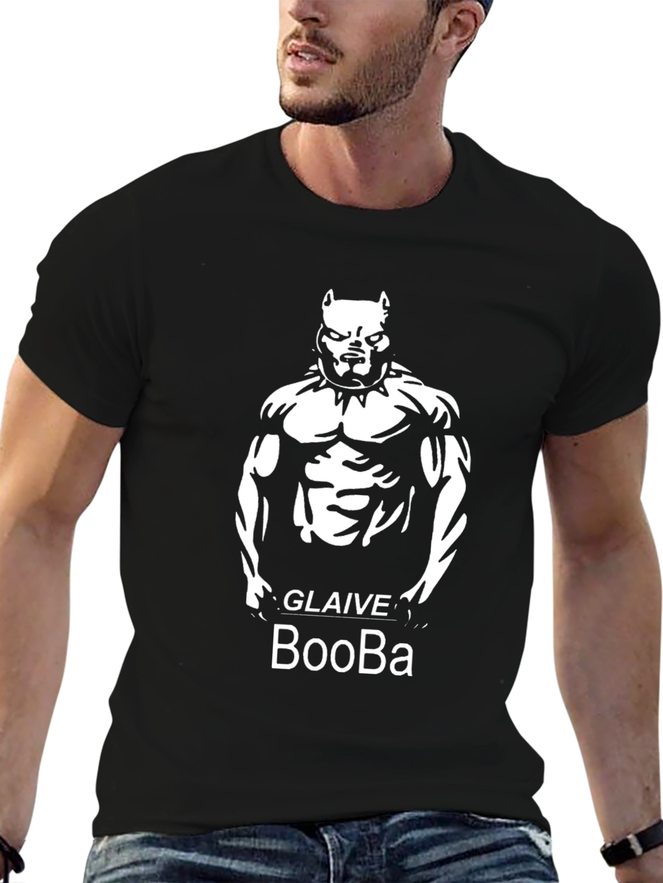 Glaive BooBa Pitbull Graphic Tee - Black