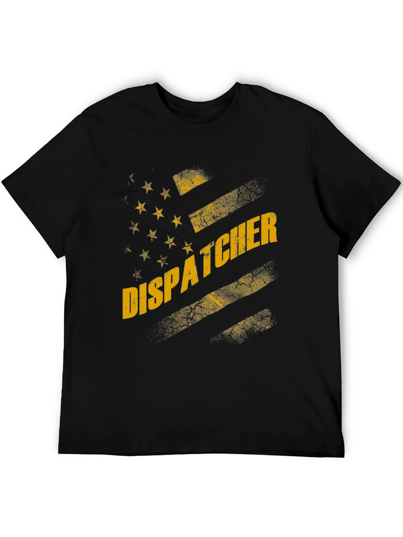 Dispatcher US Flag Graphic Tee - Black