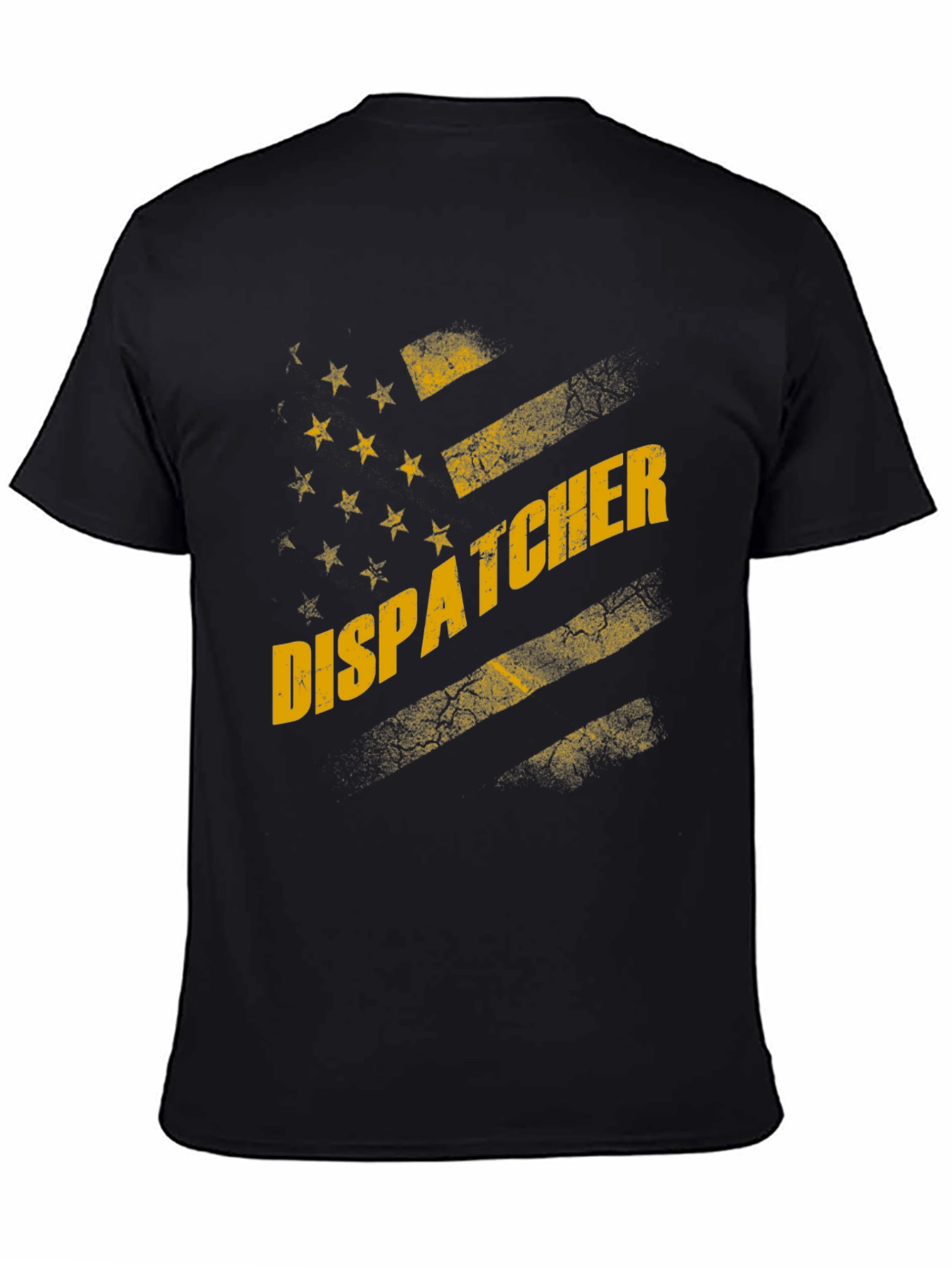 Dispatcher US Flag Graphic Tee - Black