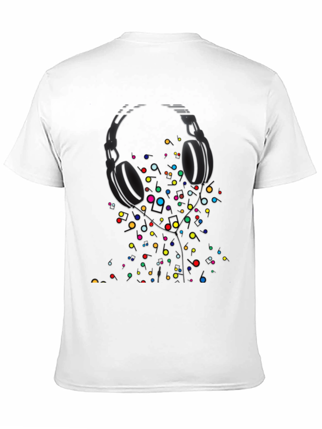 Musical Headphones Graphic T-Shirt