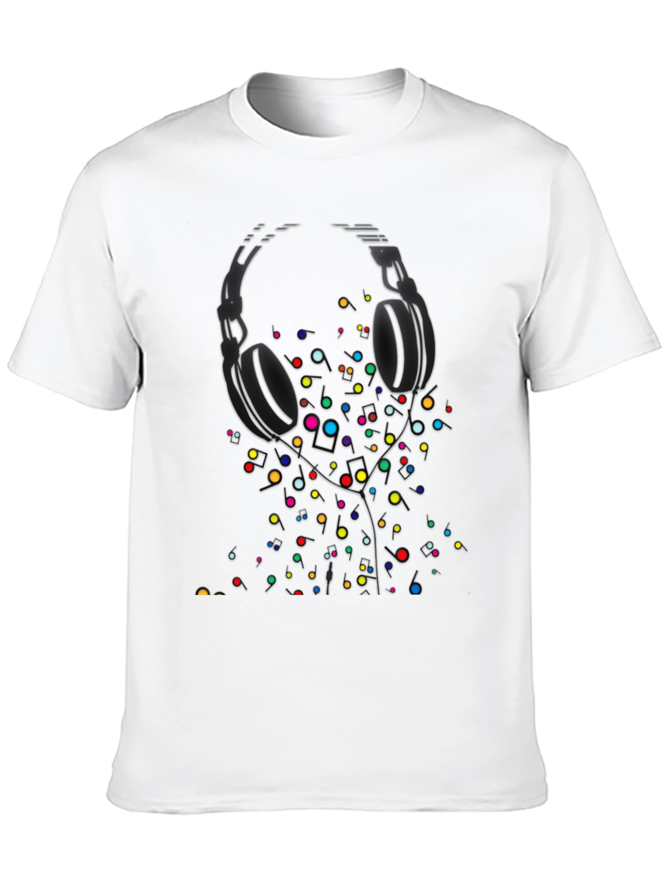 Musical Headphones Graphic T-Shirt