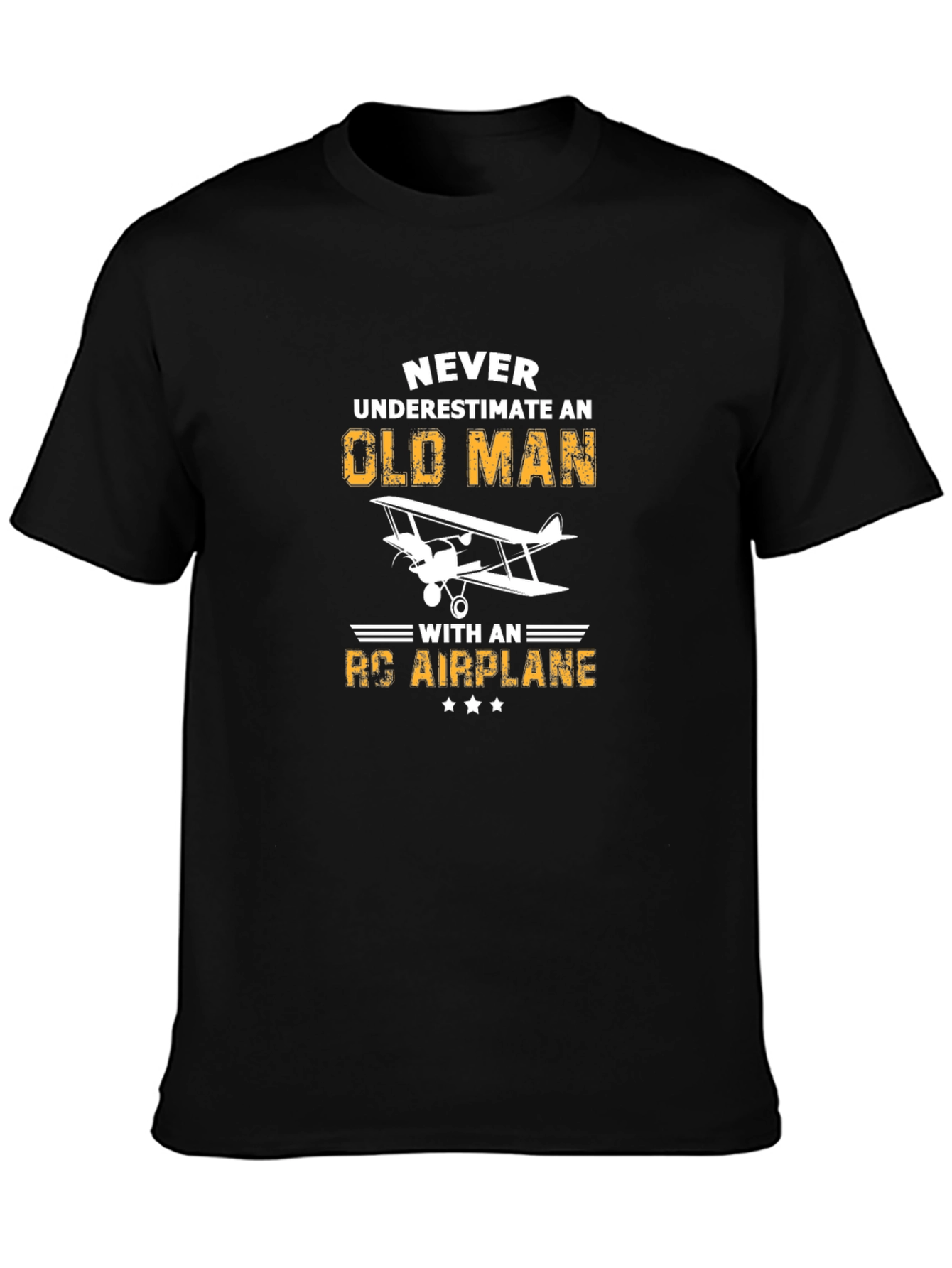 Old Man RC Airplane T-Shirt