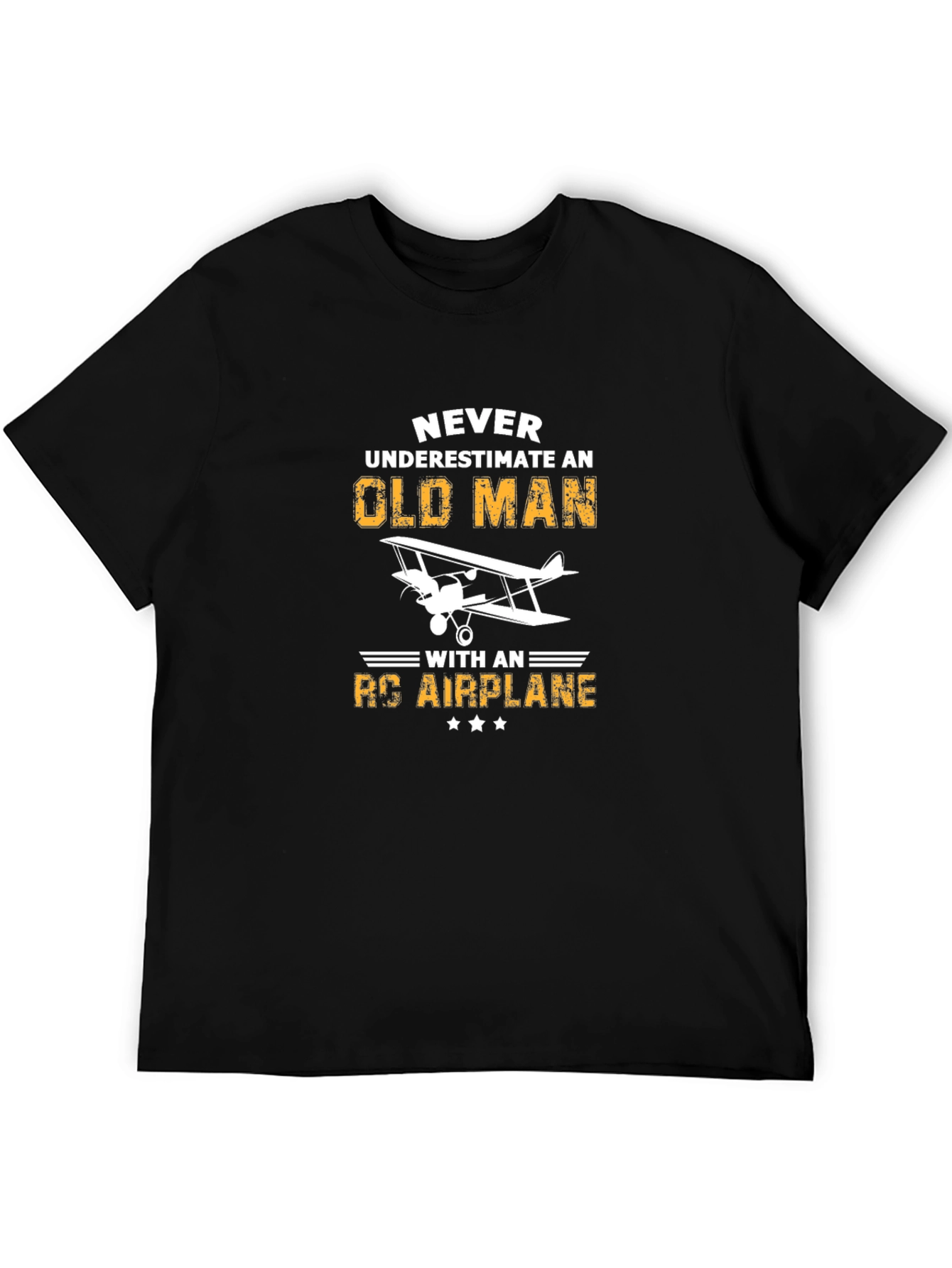 Old Man RC Airplane T-Shirt