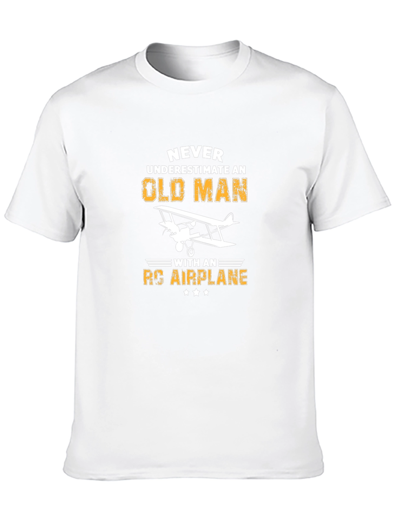 Old Man RC Airplane T-Shirt