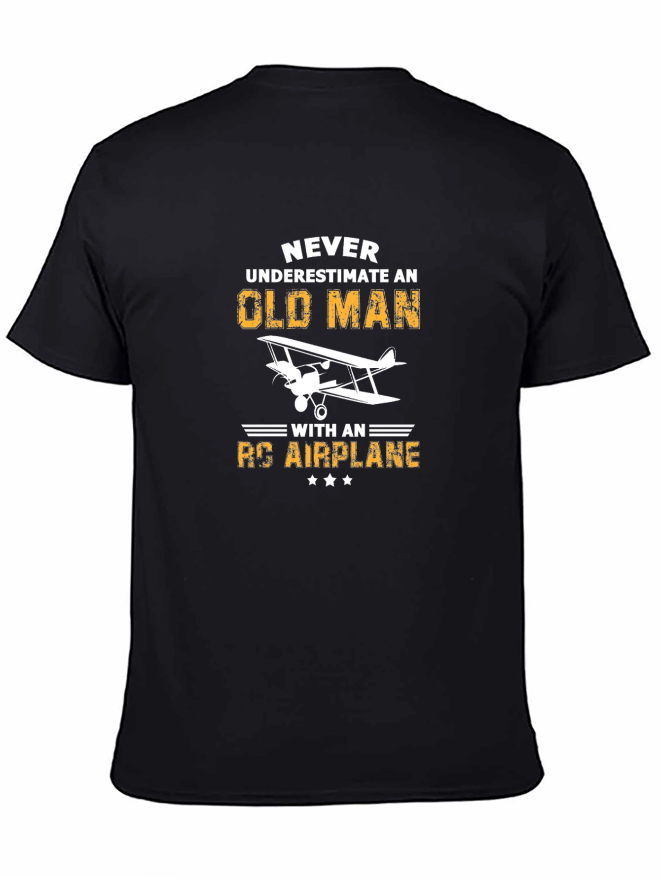 Old Man RC Airplane T-Shirt
