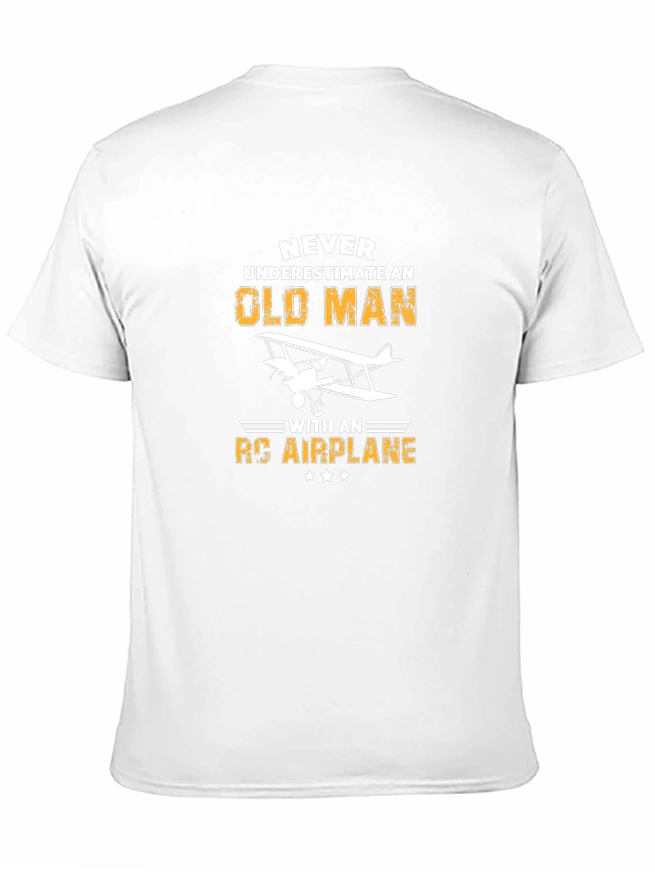 Old Man RC Airplane T-Shirt