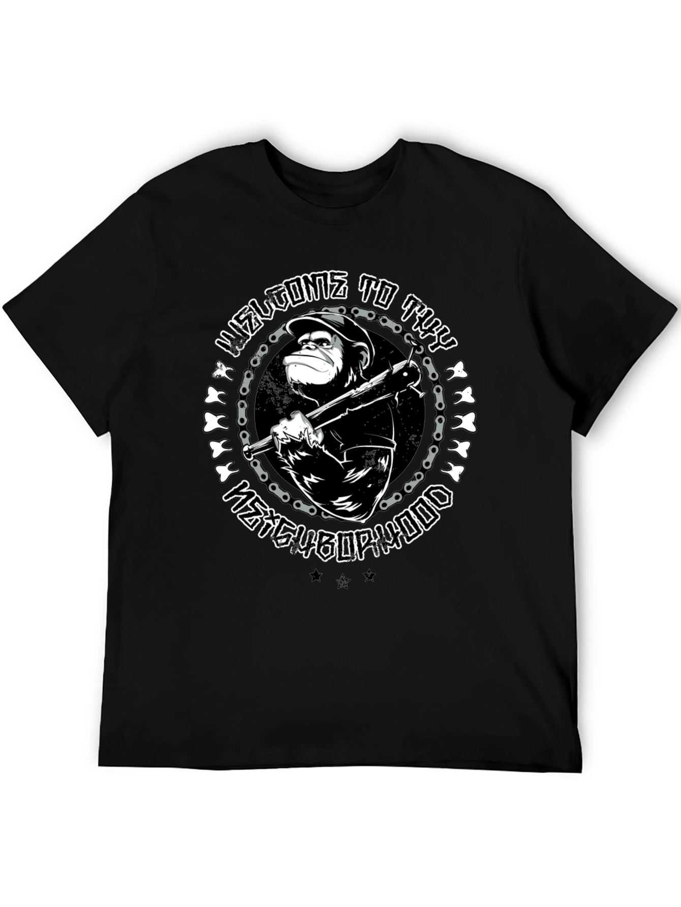 Welcome to the Neighborhood Monkey Graphic Tee